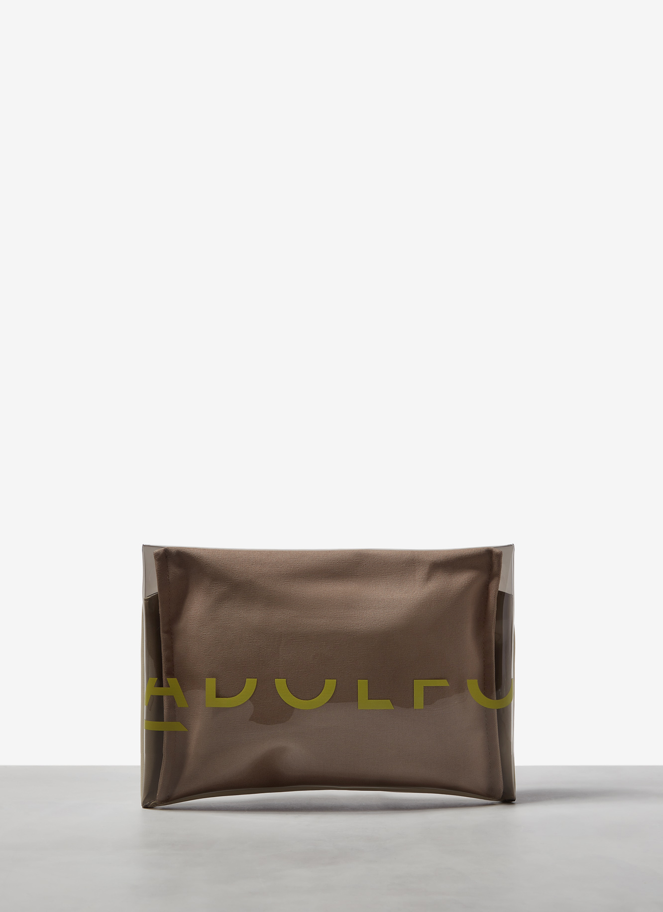 Transparent clutch bag with cotton pouch image number 4