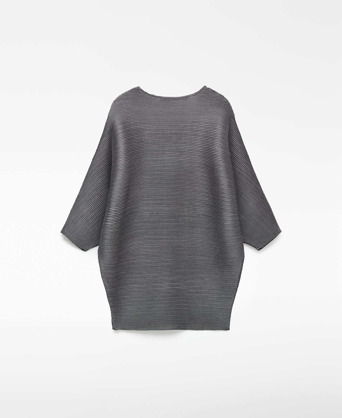 V-neck crinkle top woman image number 5