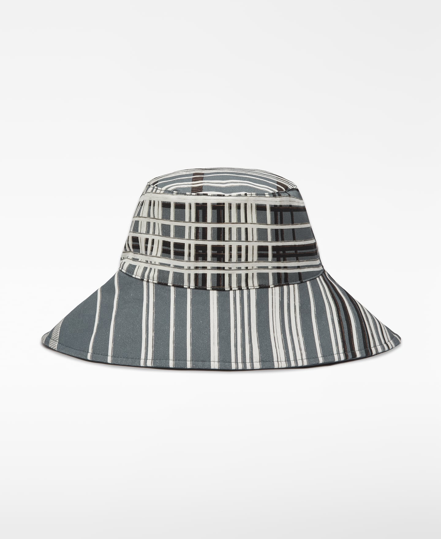 Cotton printed bucket hat image number 0