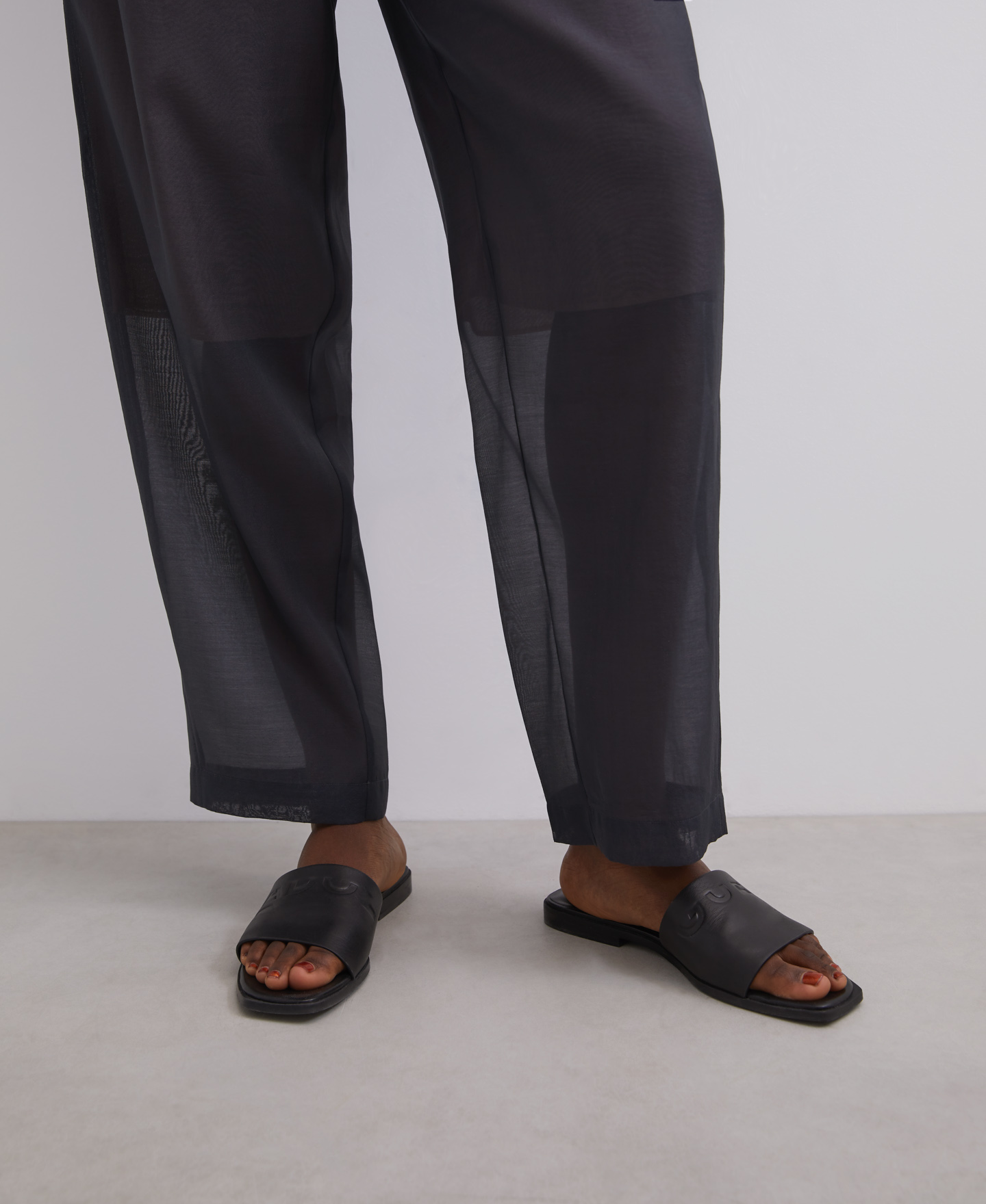 Pantalón doble tejido de organza image number 2