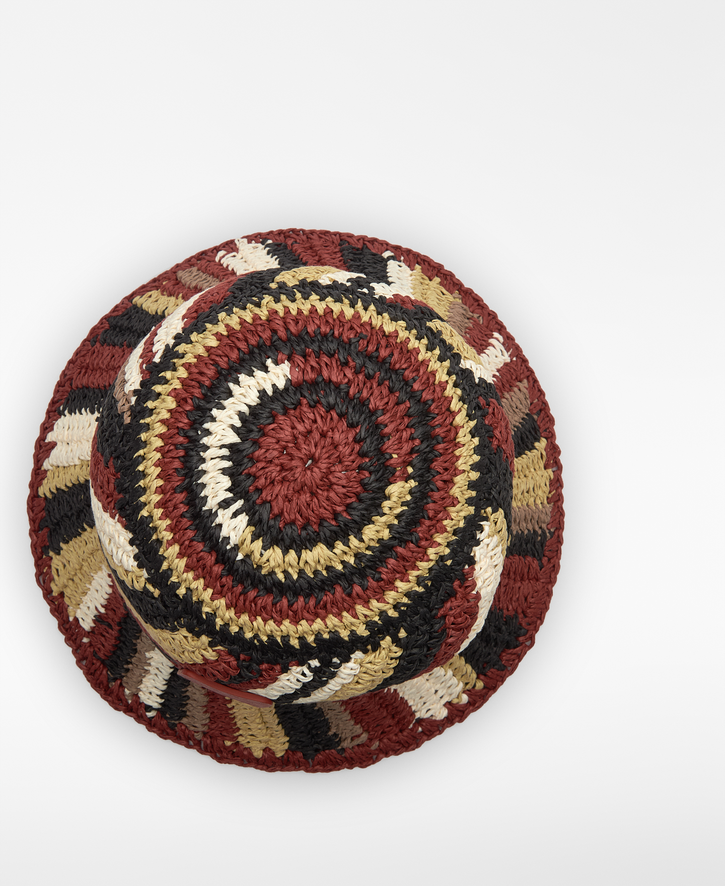 Mehrfarbiger Bucket-Hut aus Papier image number 2