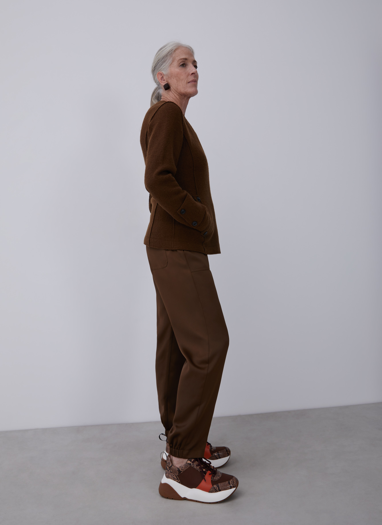 Merino boiled wool jacket image number 5