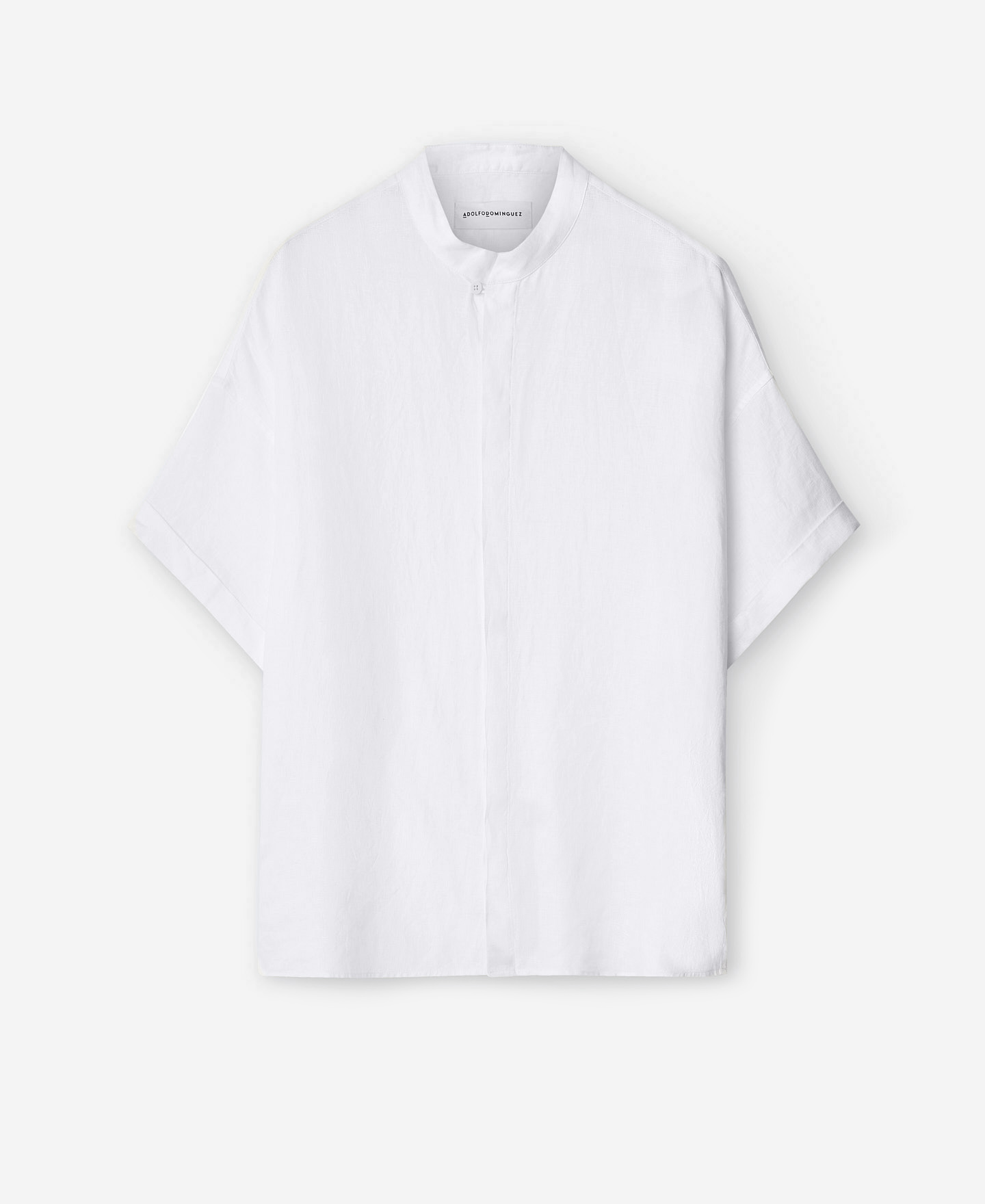European linen short sleeve shirt image number 4