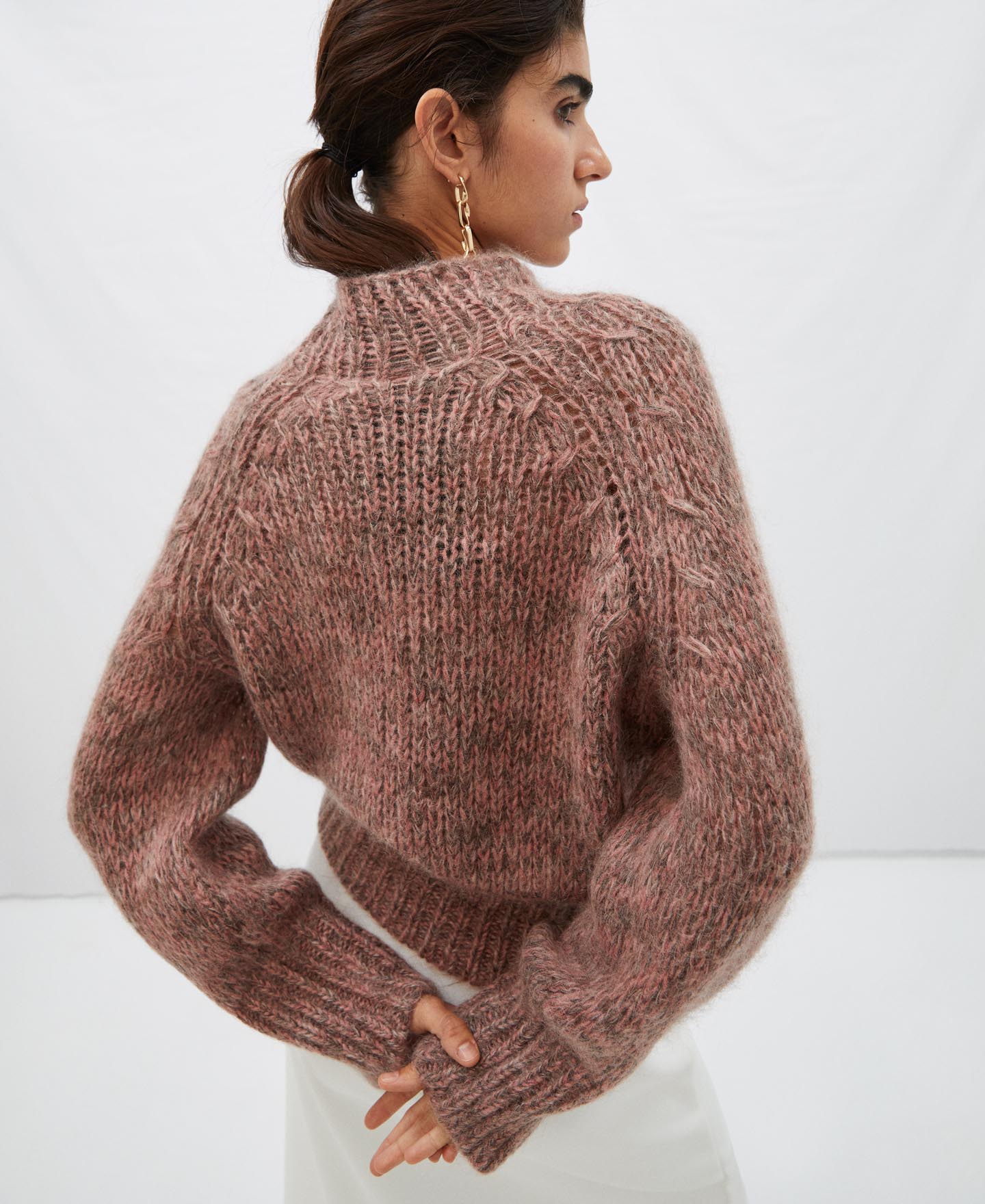 Jersey con cuello chimenea image number 2