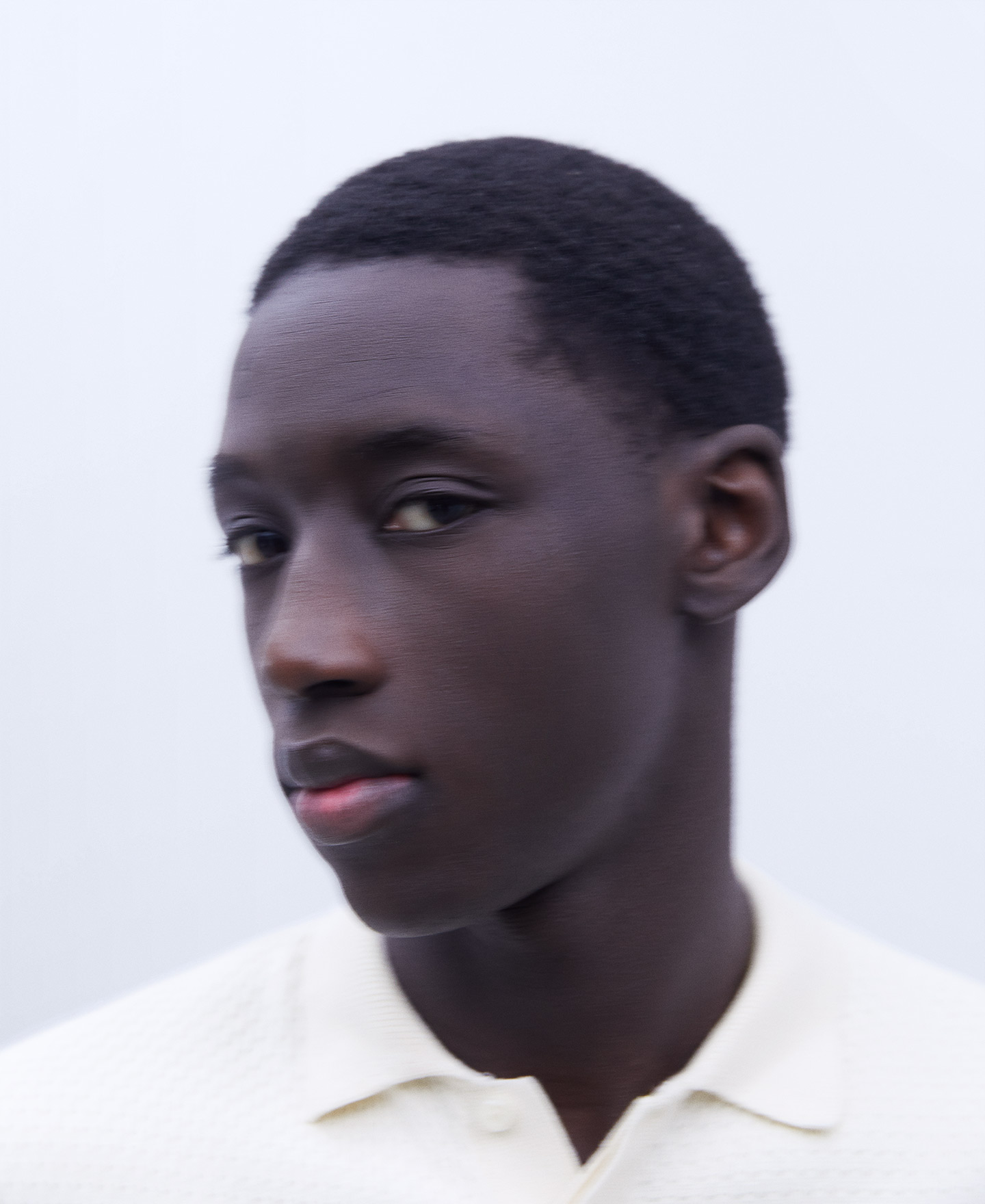 Cotton knit polo shirt image number 3
