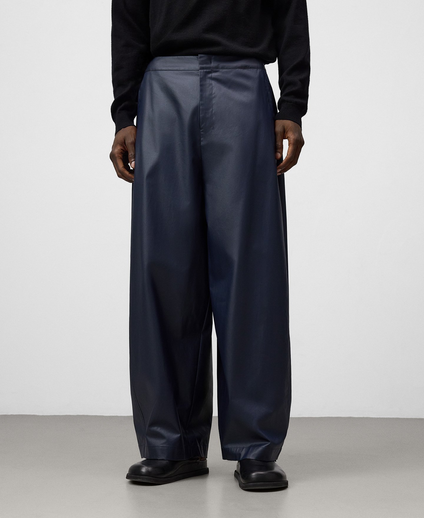 Pantalon barrel fit noir homme image number 0