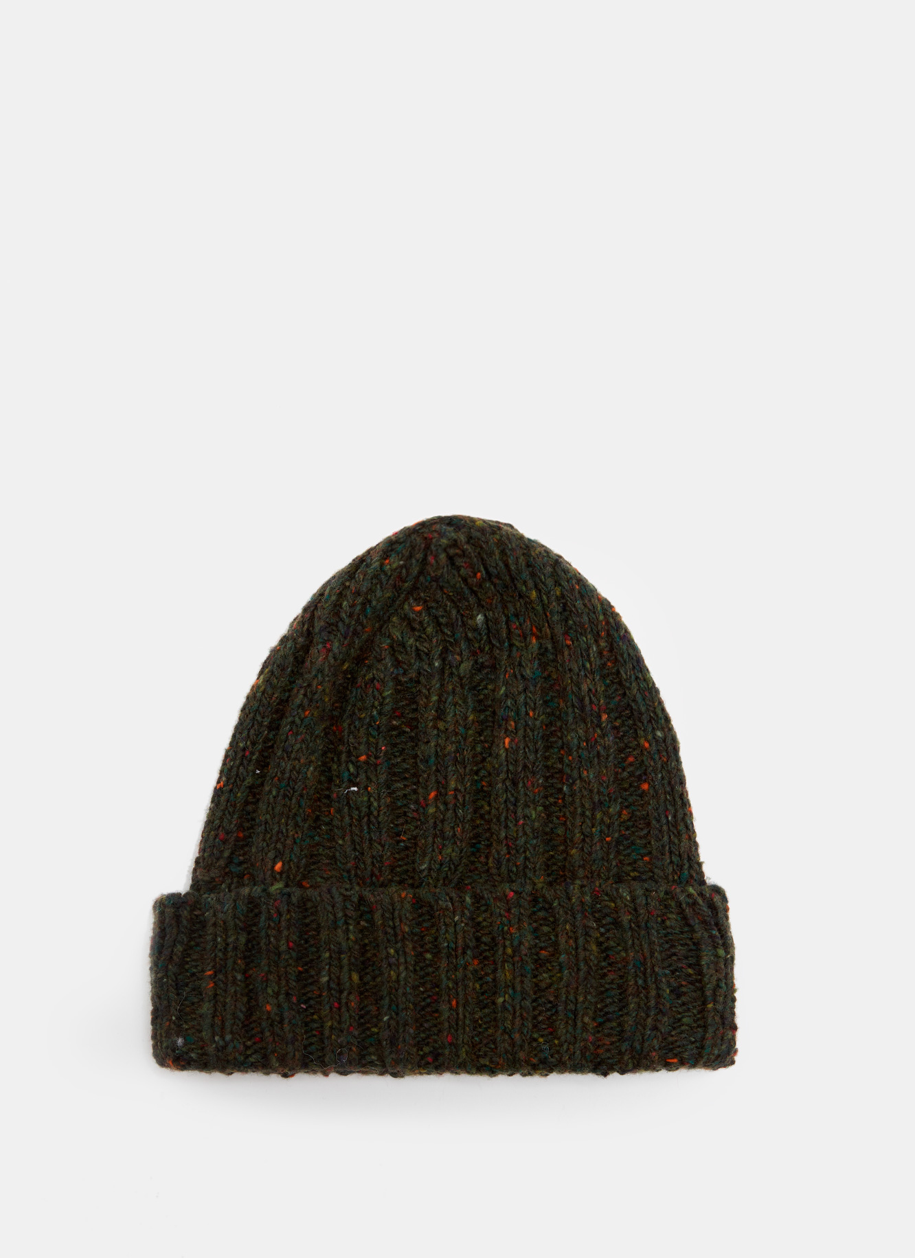 Gorro beanie de punto jaspeado image number 0