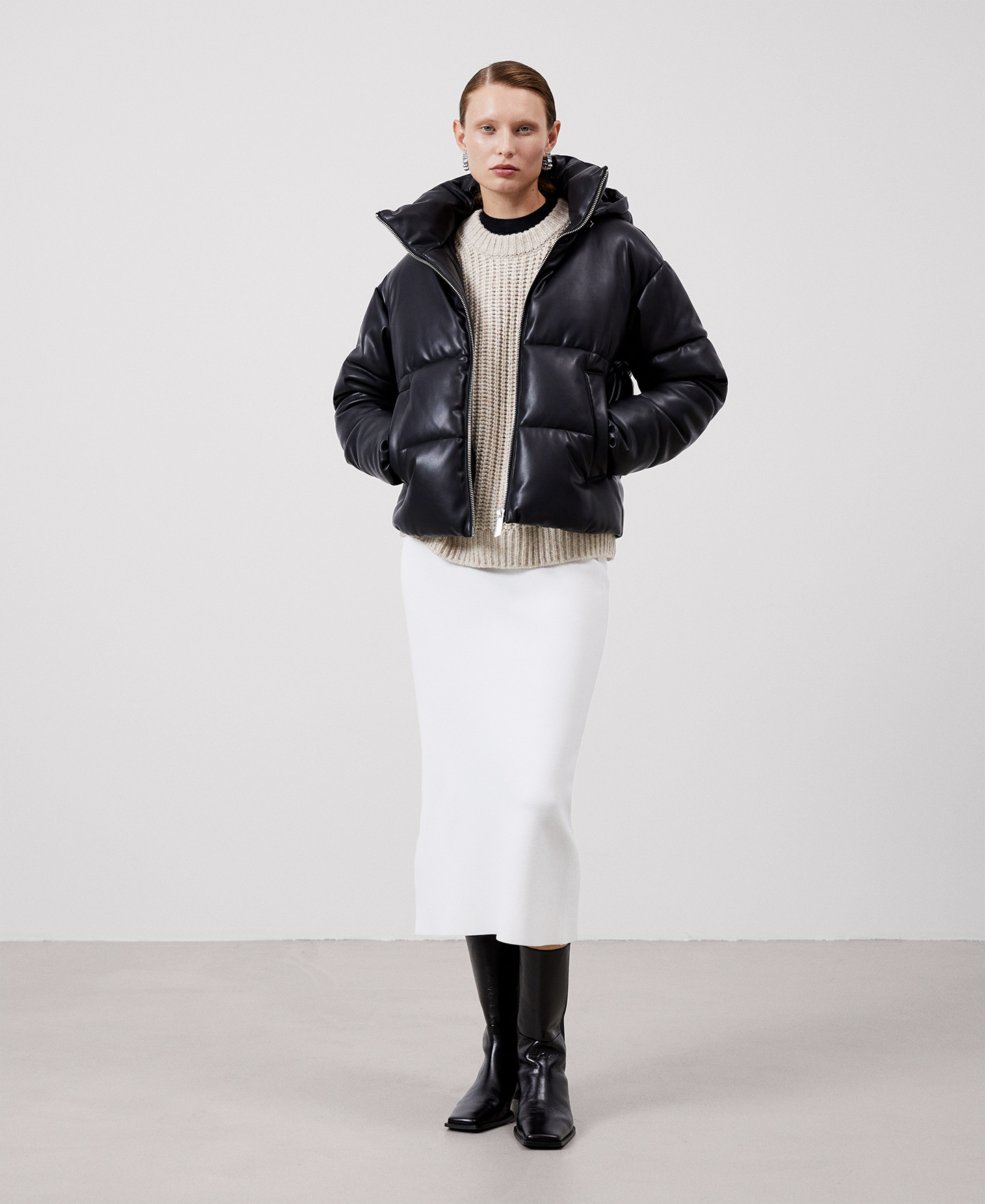 Waterproof padded jacket image number 1