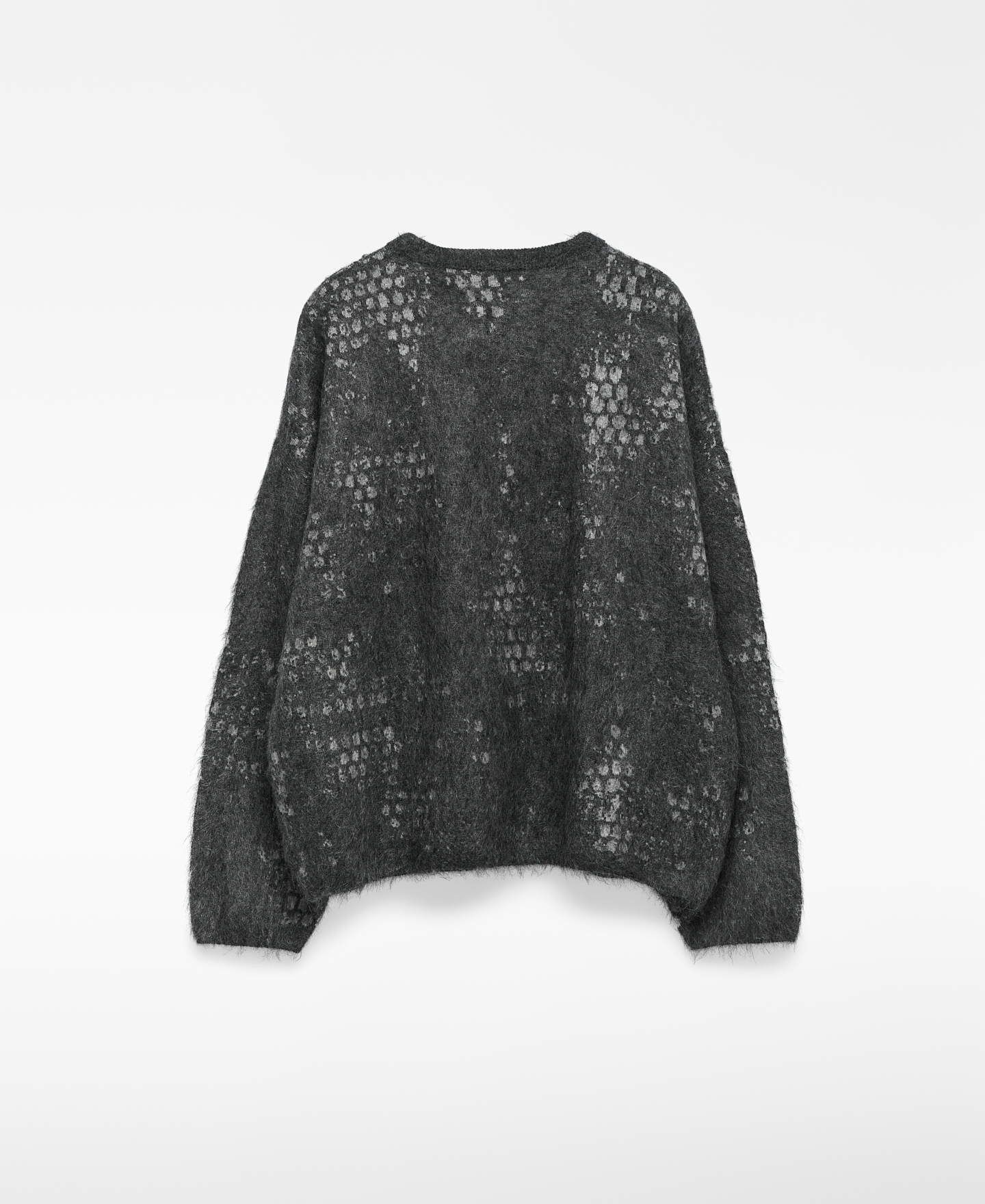 Jacquard knit sweater woman image number 5