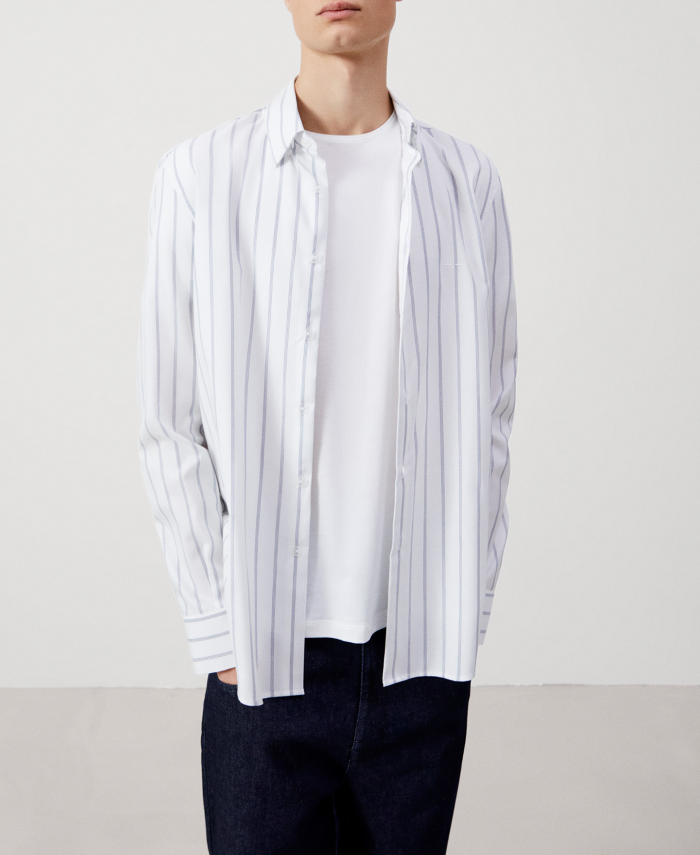 Lyocell cotton shirt image number 0