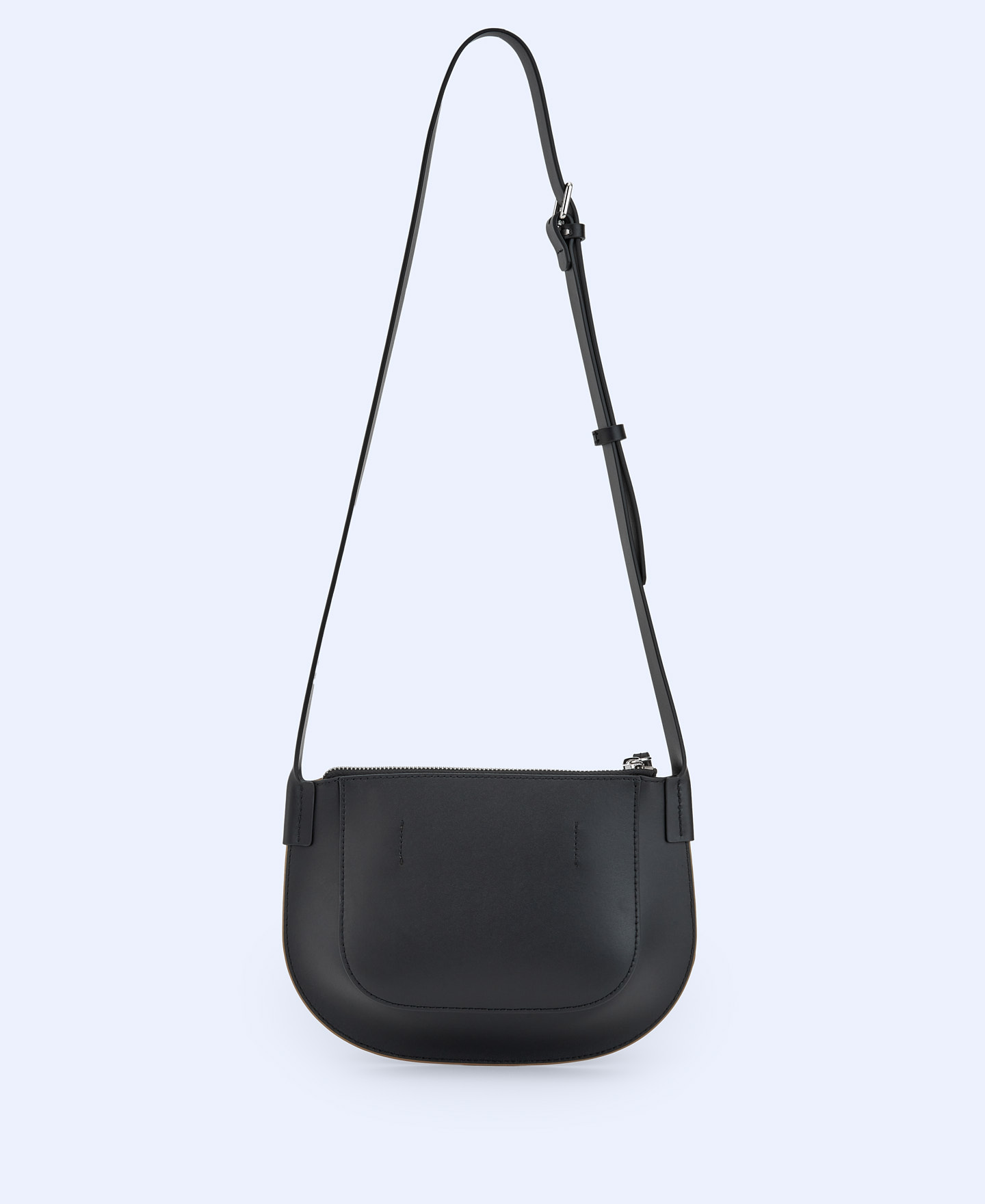 Three-colour leather mini shoulder bag image number 1