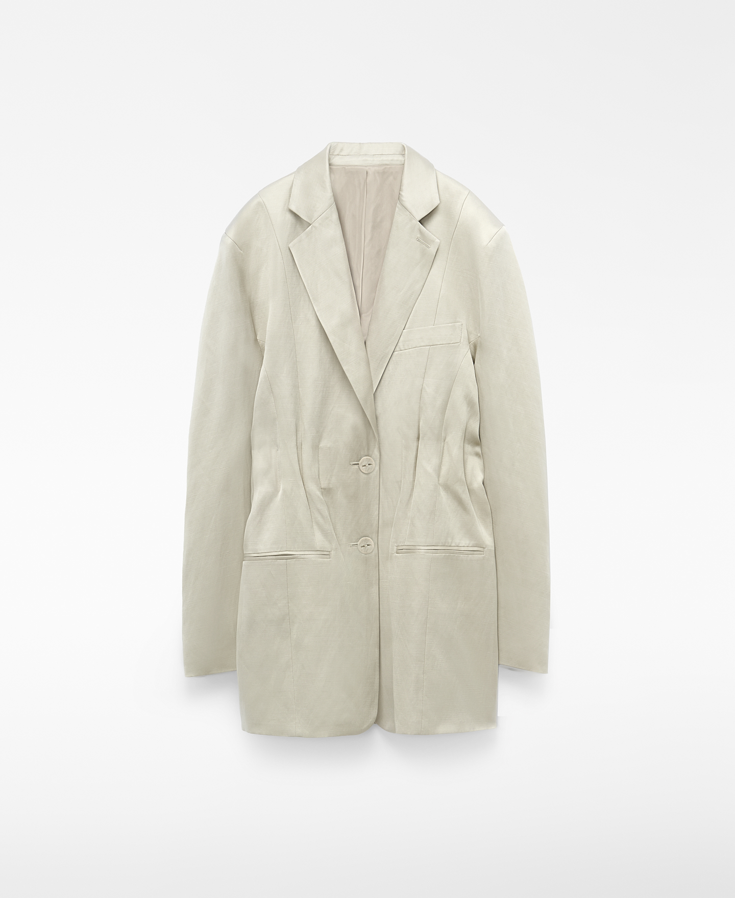 Tailored blazer with fitted waist image number 4