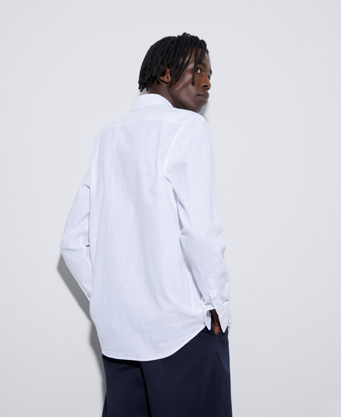 Organic cotton and linen shirt image number 2