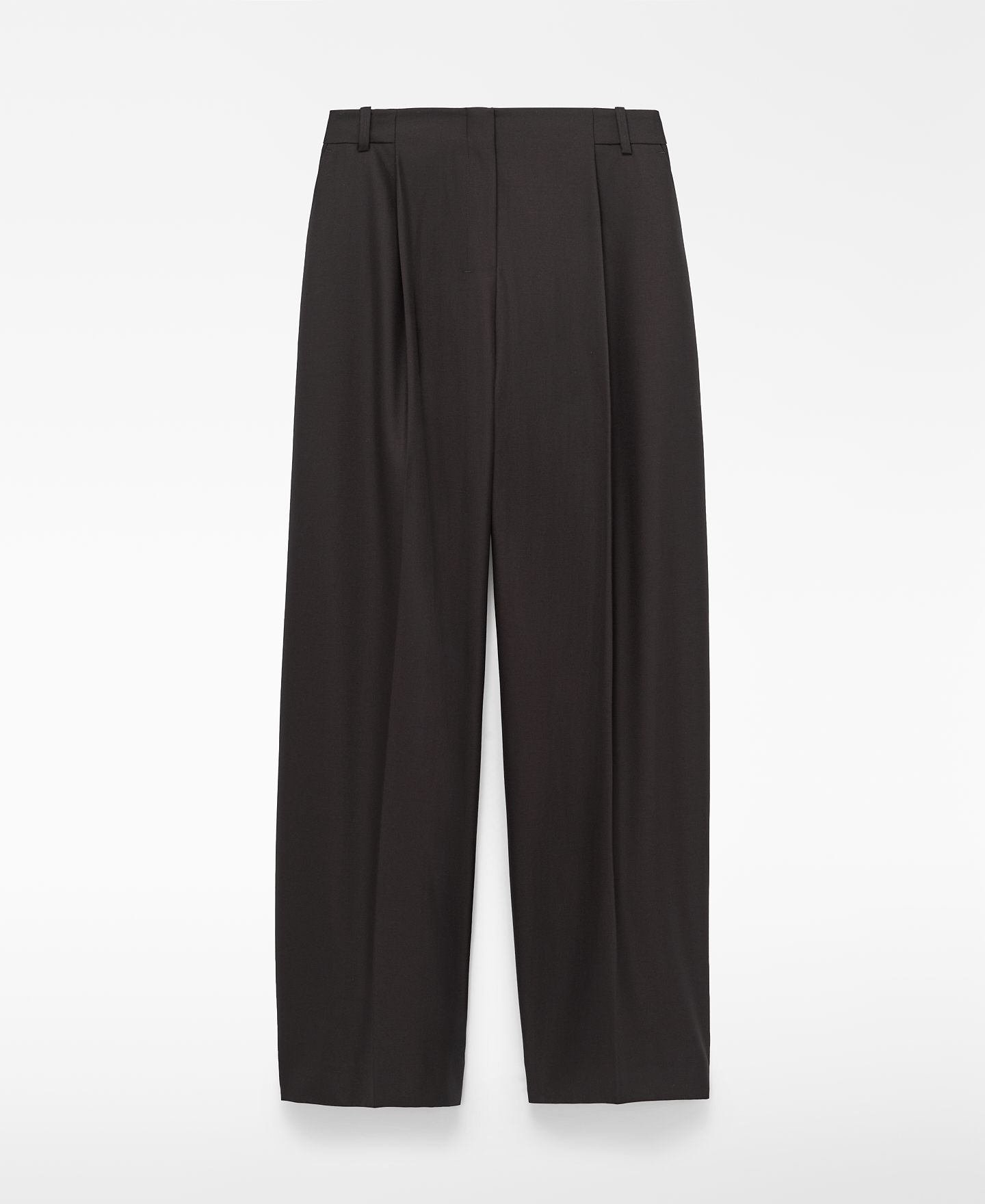 Rounded leg tailored trousers image number 4