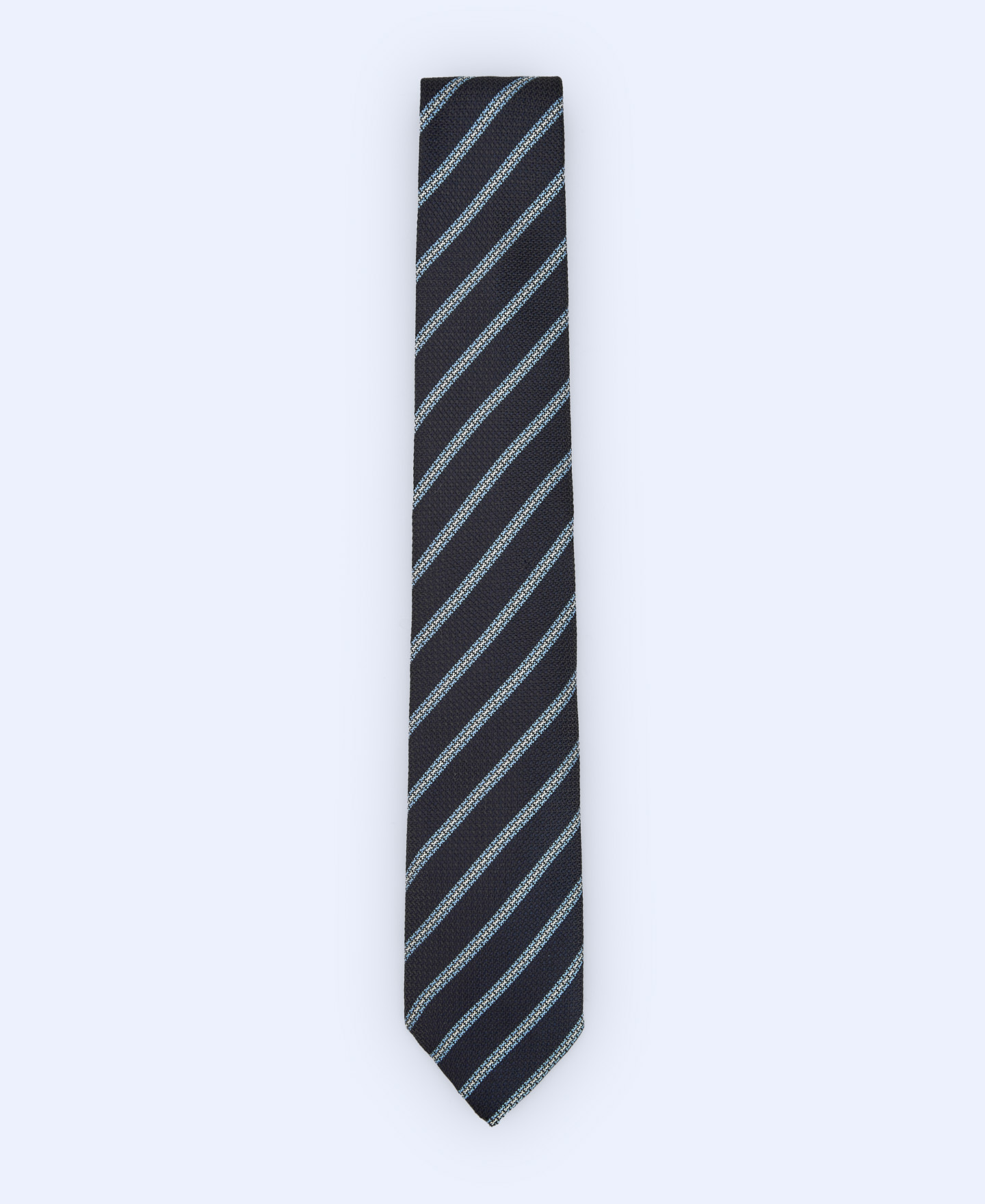 Silk striped tie image number 0