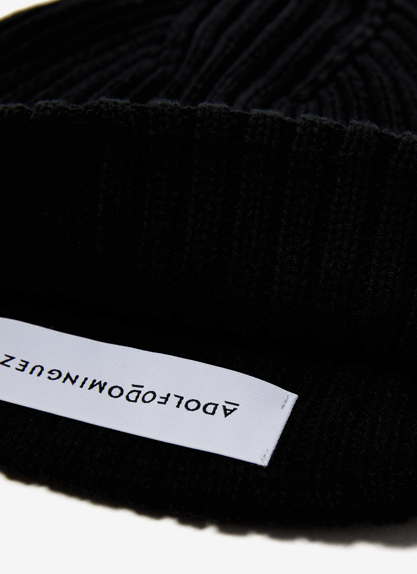 Cotton textured-knit beanie image number 1