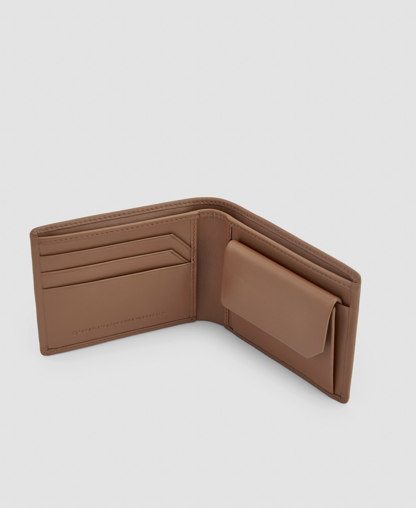 Responsible leather logo wallet image number 1