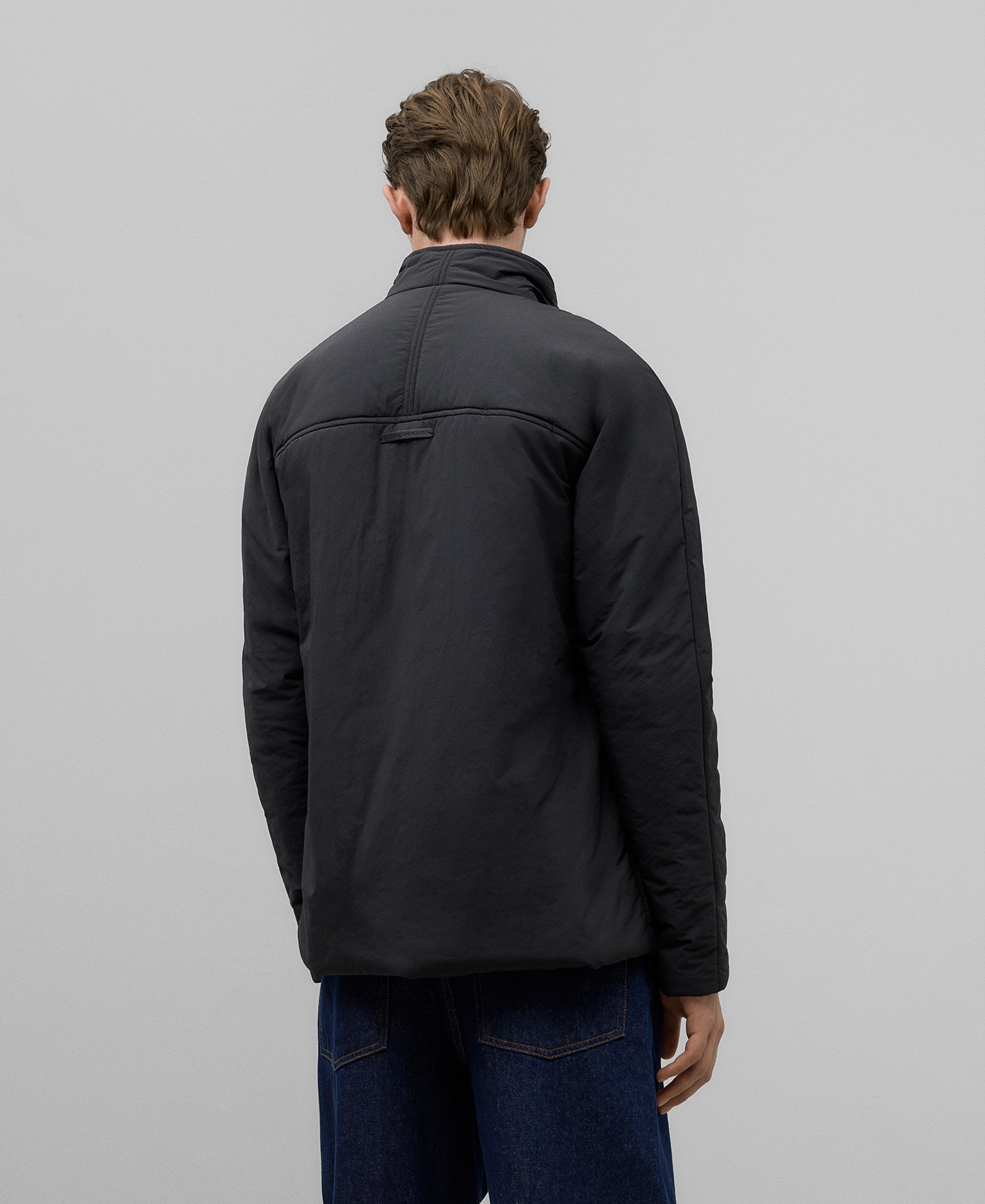 Black short jacket man image number 2