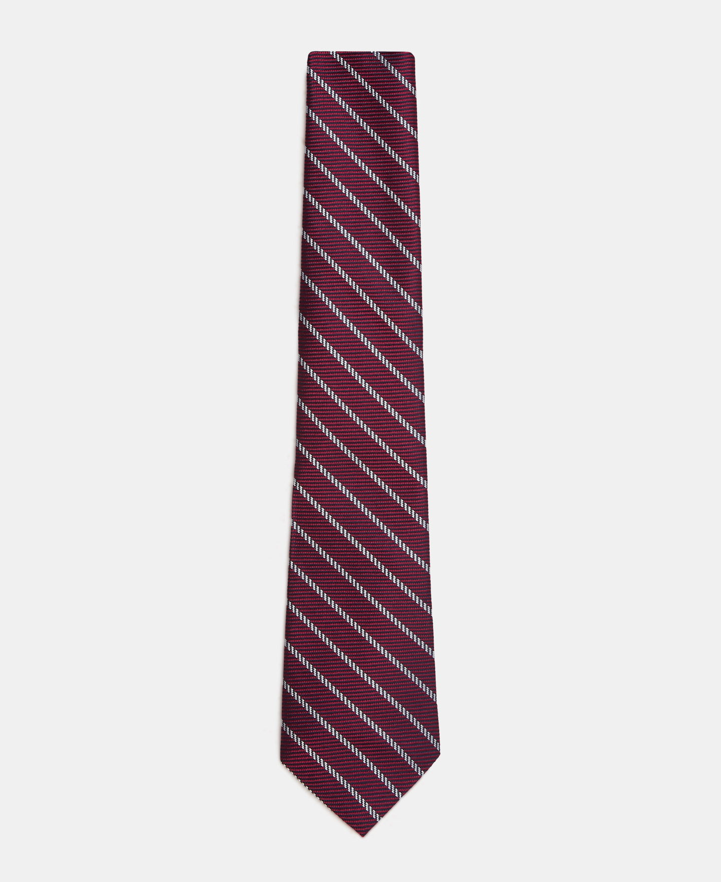 Corbata rayas diagonales en seda image number 0