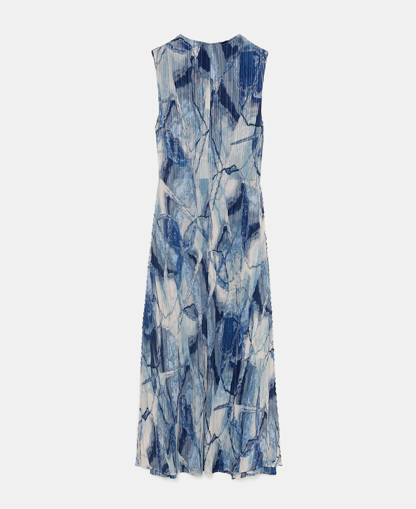 Atlantic print sleeveless dress image number 5