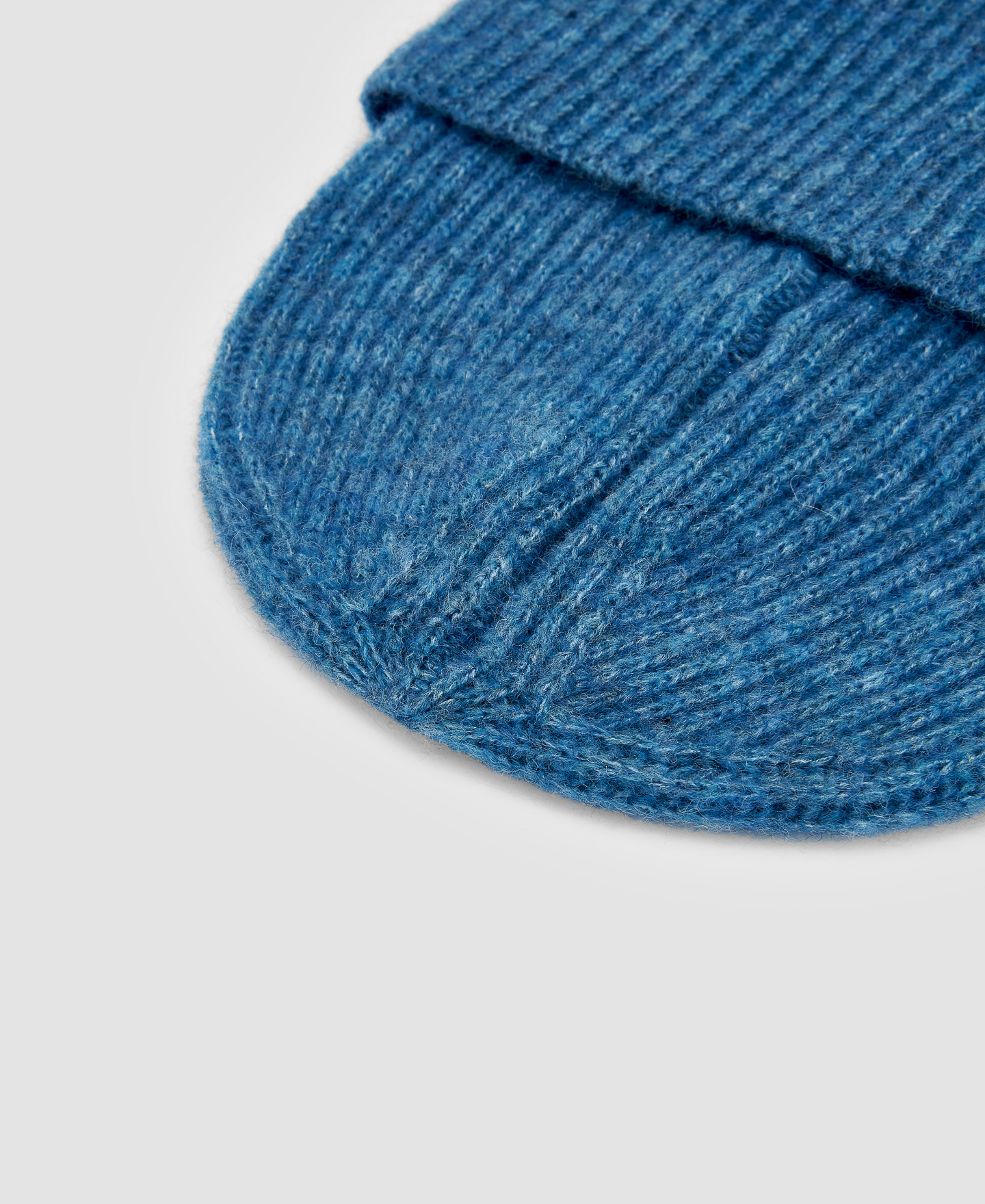 Wool and alpaca knitted beanie cap image number 2