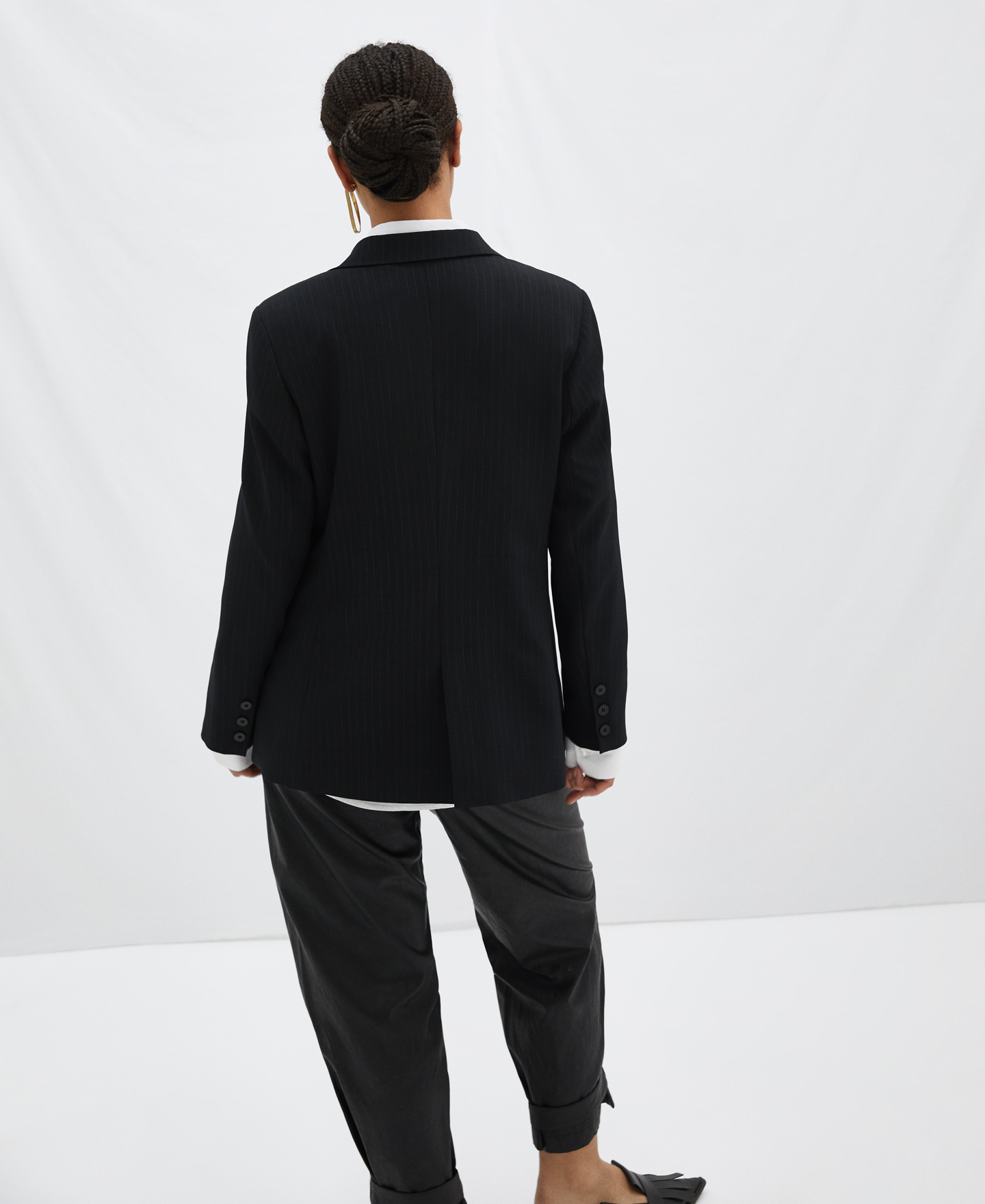 Pinstrape blazer image number 2