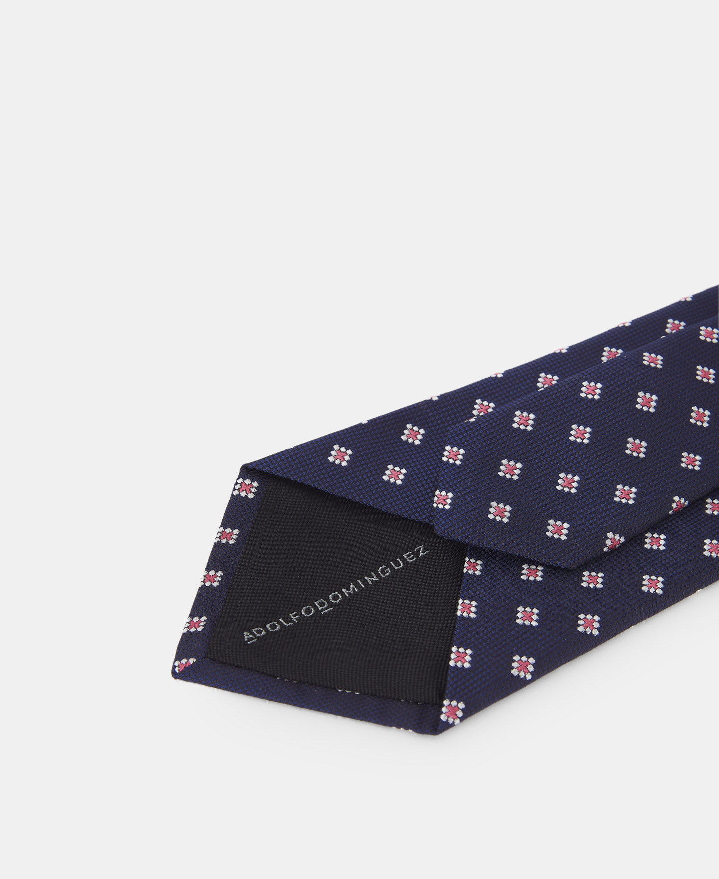Tricolour silk tie image number 1