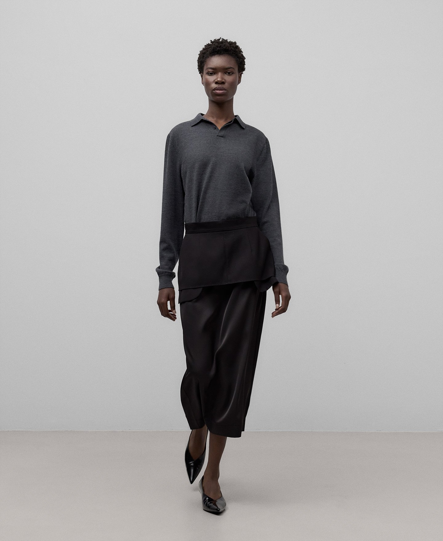 Zapato tac&oacute;n piel mujer image number 4