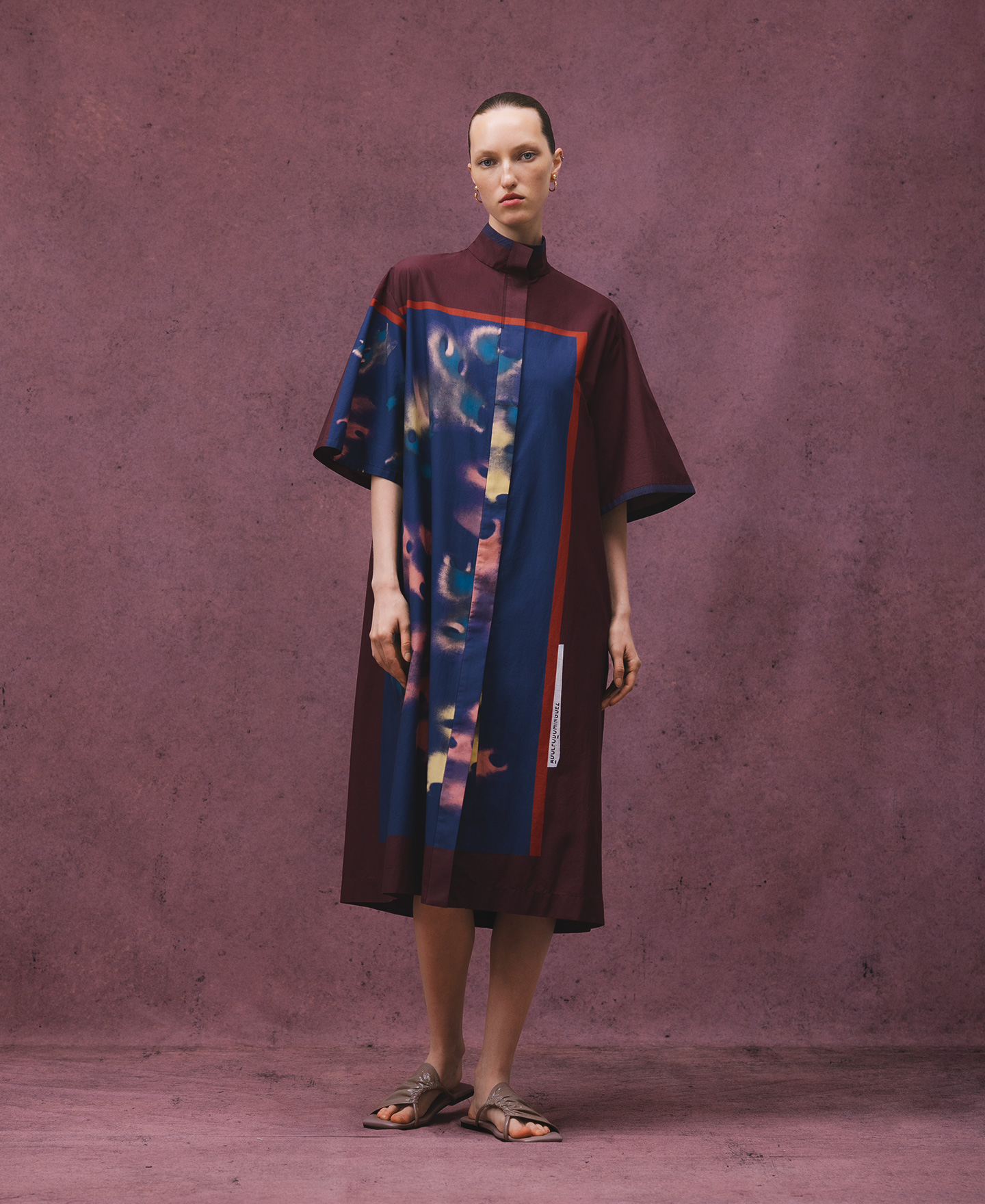 Kleid mit Print Baumwolle Damen image number 1
