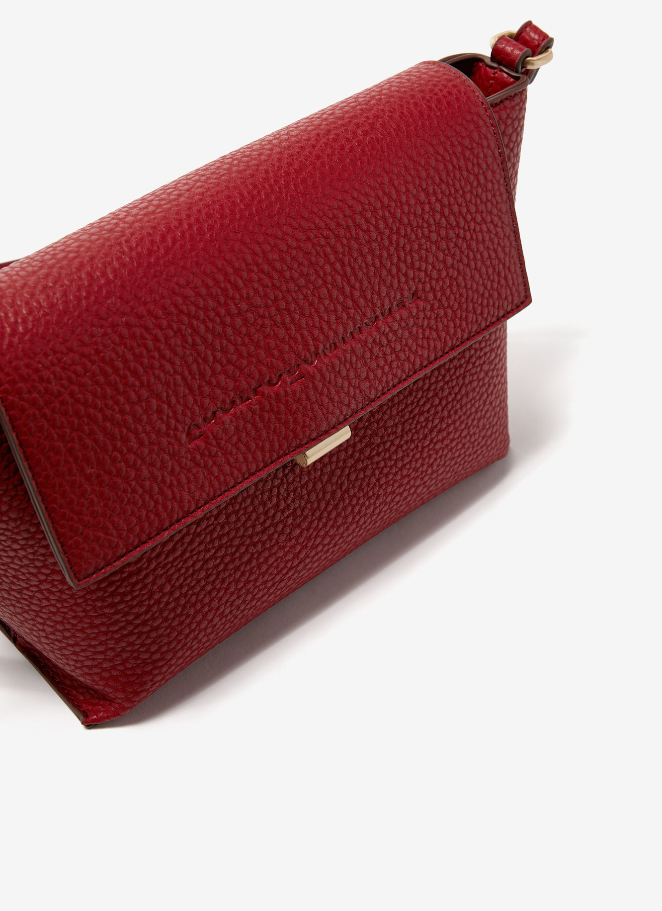 Granulated flap crossbody bag image number 2