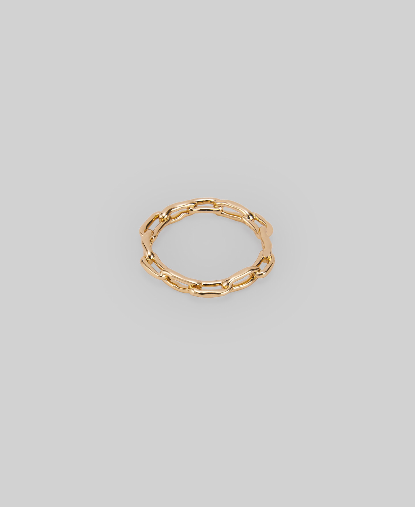 Anillo eslabones irregulares mujer image number 0