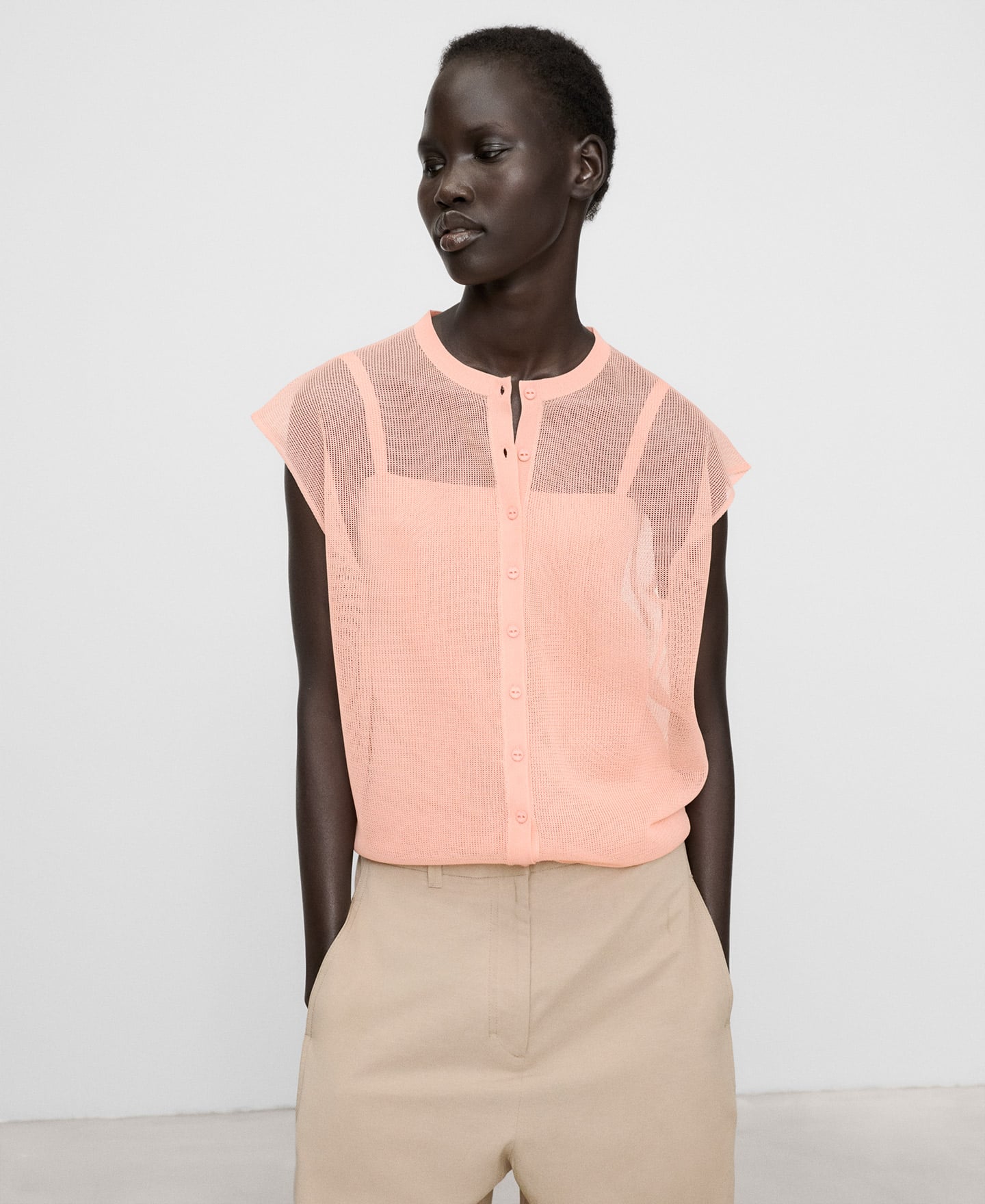 Gilet en maille double couche image number 0