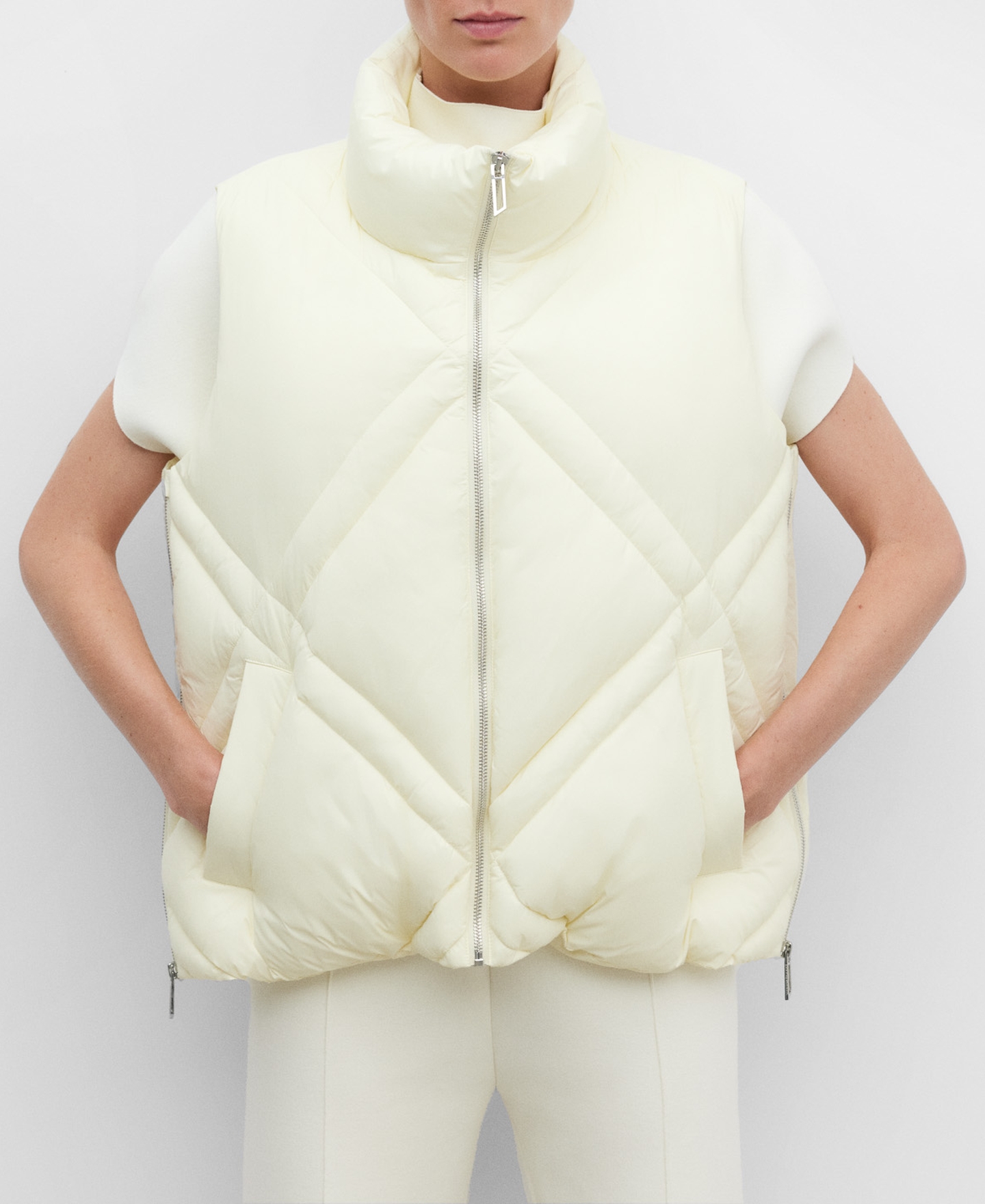 Chaleco acolchado oversize image number 0