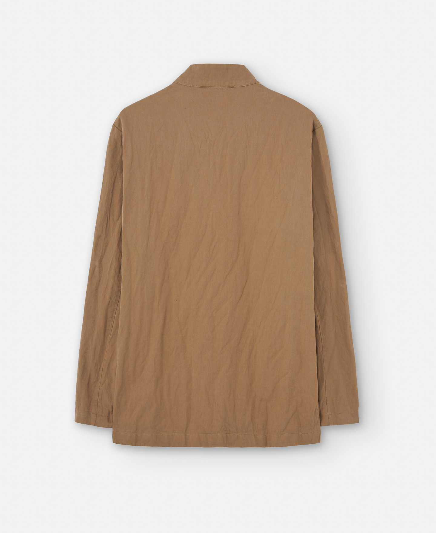 Mandarin collar four button blazer image number 5