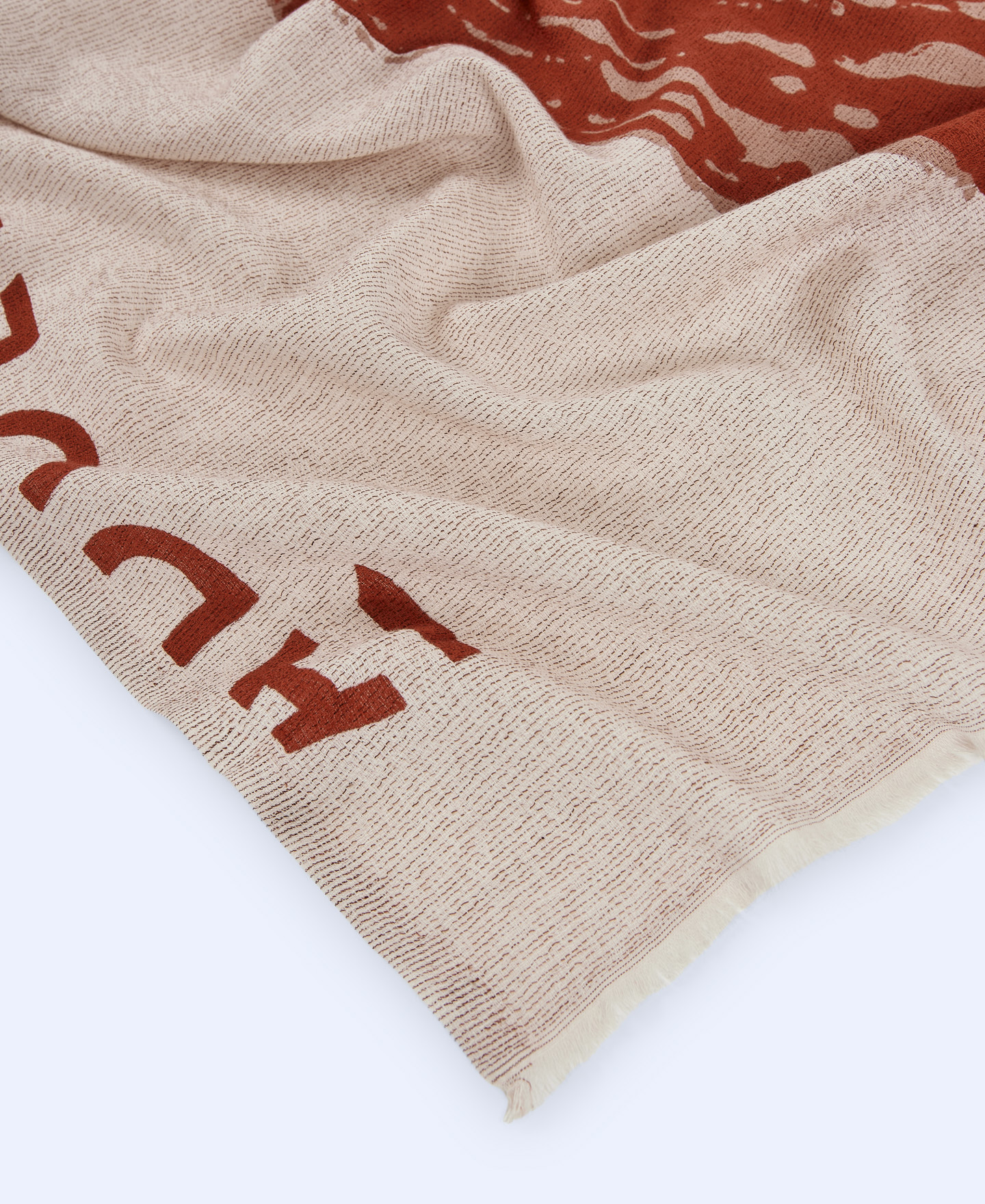 Organic cotton printed shawl image number 2