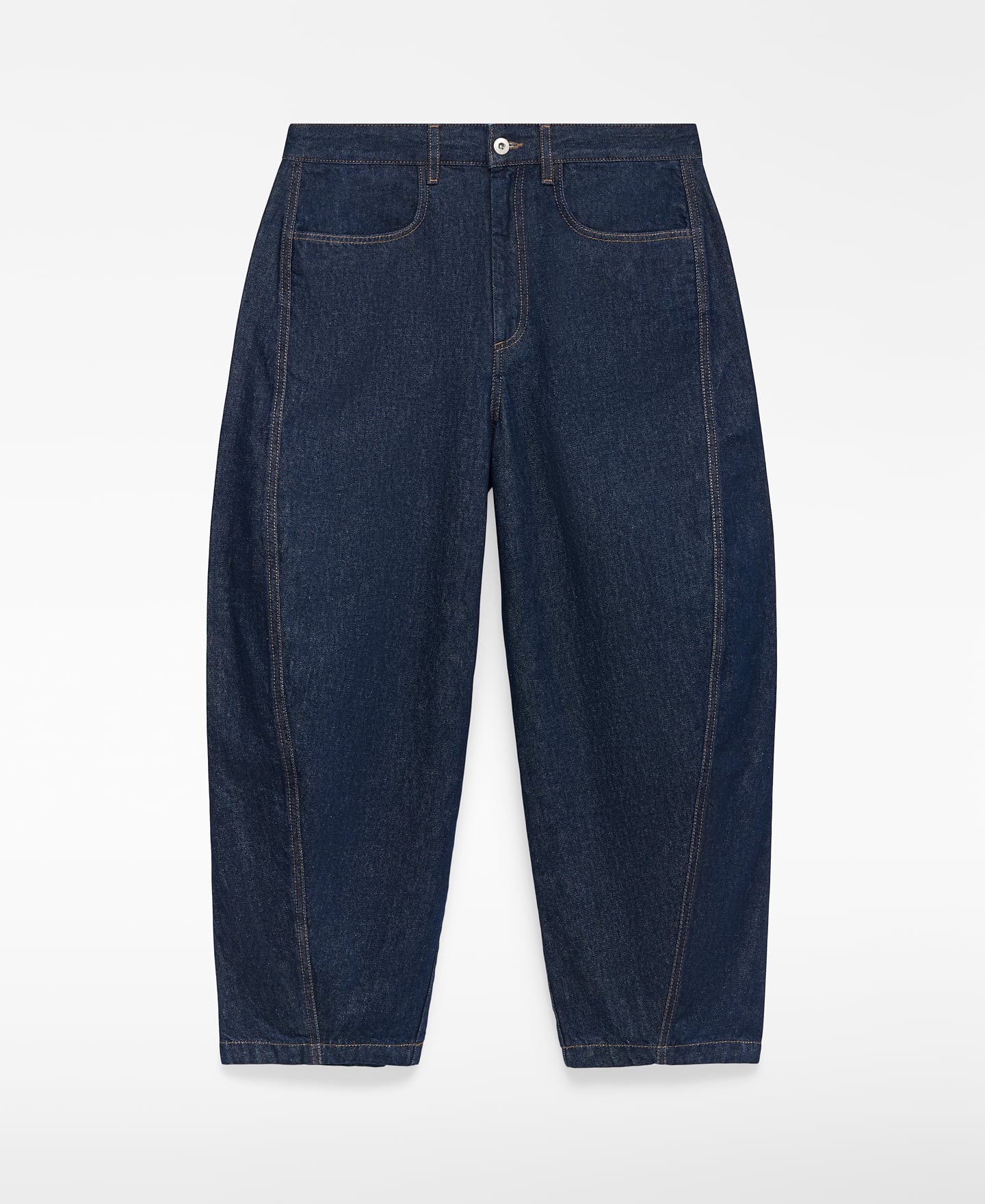 Pantal&oacute;n barrel fit denim algod&oacute;n image number 4