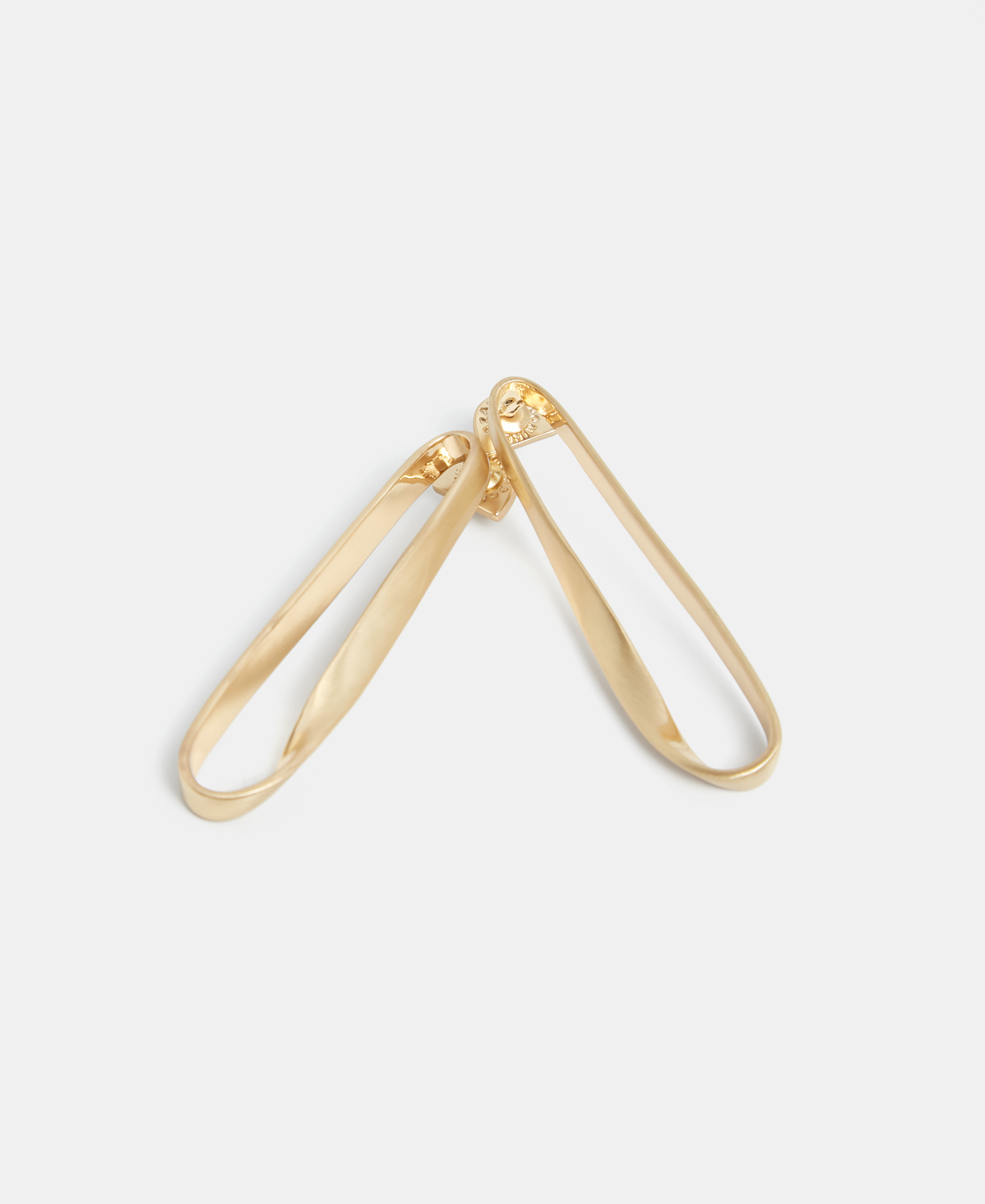 Organic chain earrings image number 1