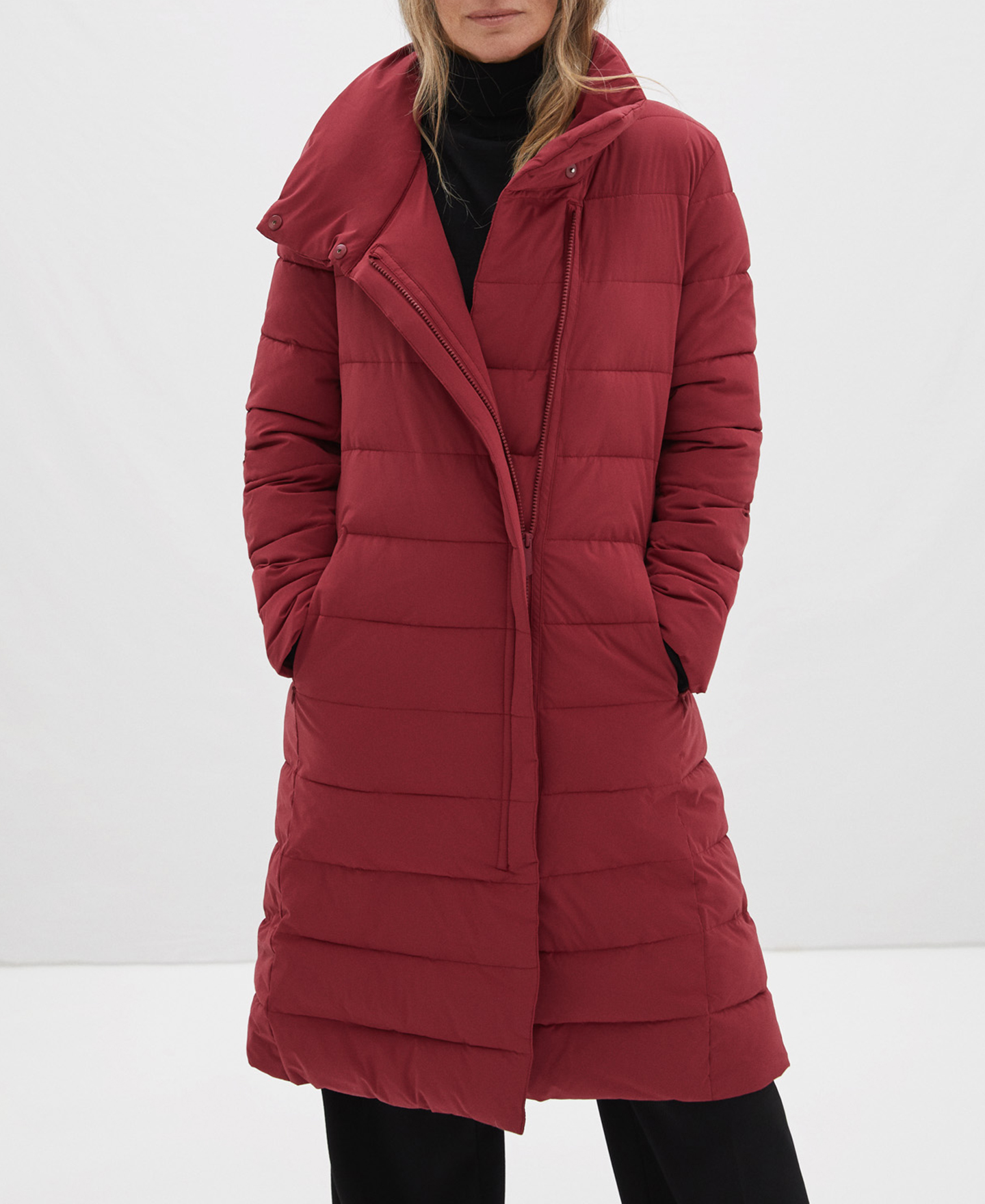 Nylon padded jacket image number 0