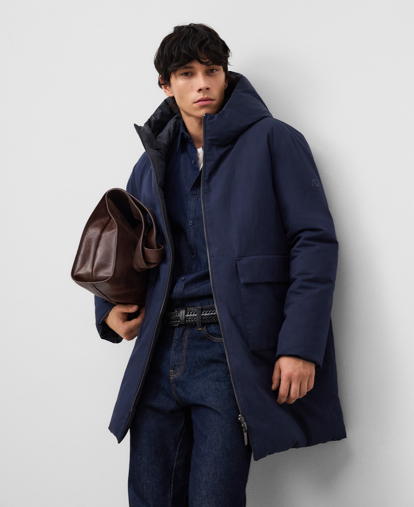 Reversible padded jacket man image number 0