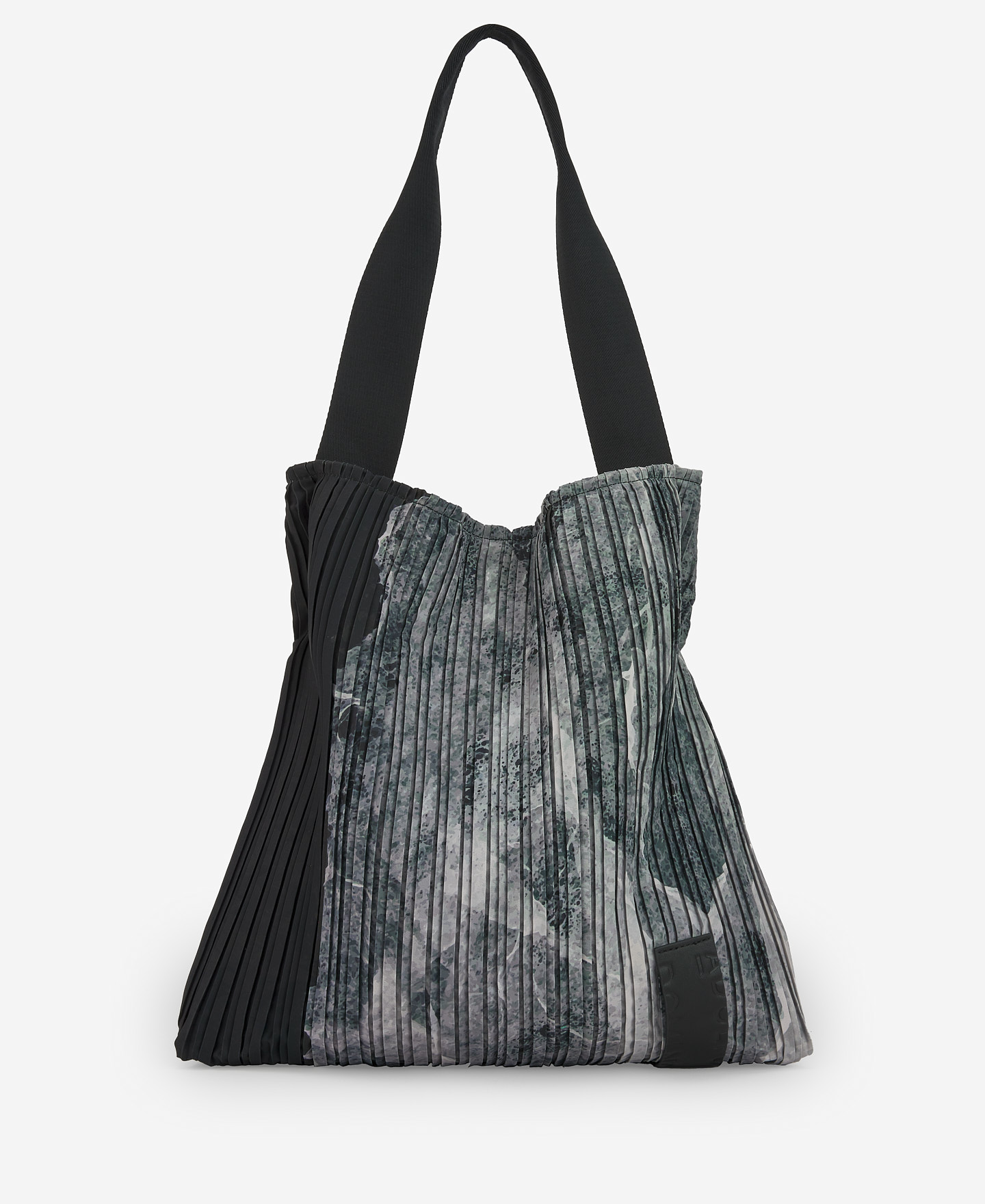 Recycled crinkle vertical shopper image number 0