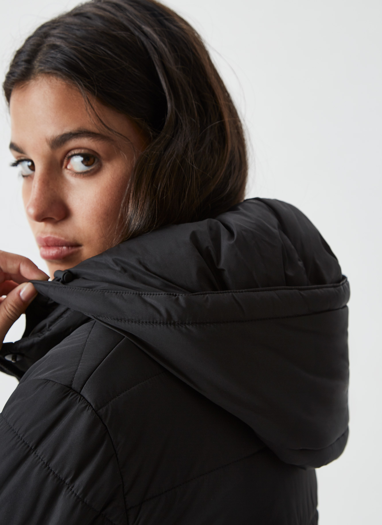 Padded jacket with hood image number 3