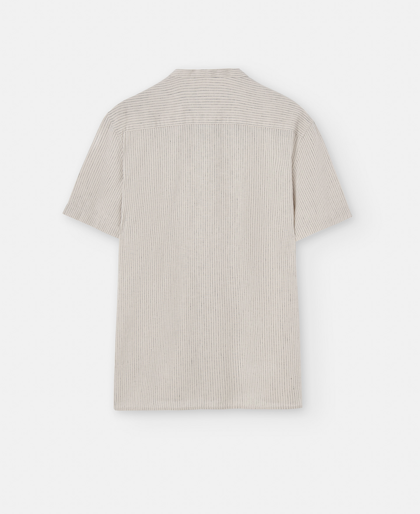Short sleeve linen and cotton shirt image number 5