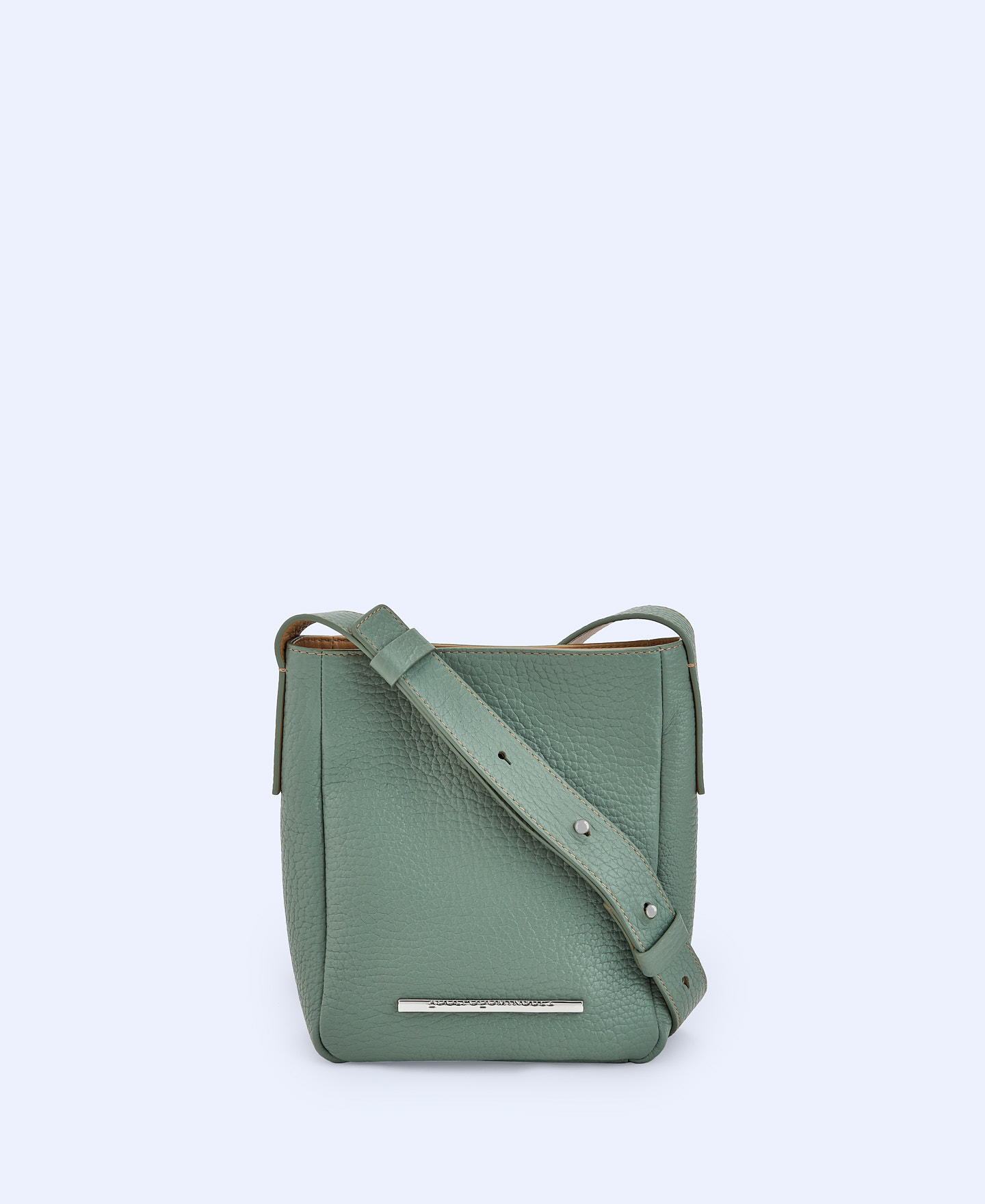 Responsible leather mini hobo bag image number 0