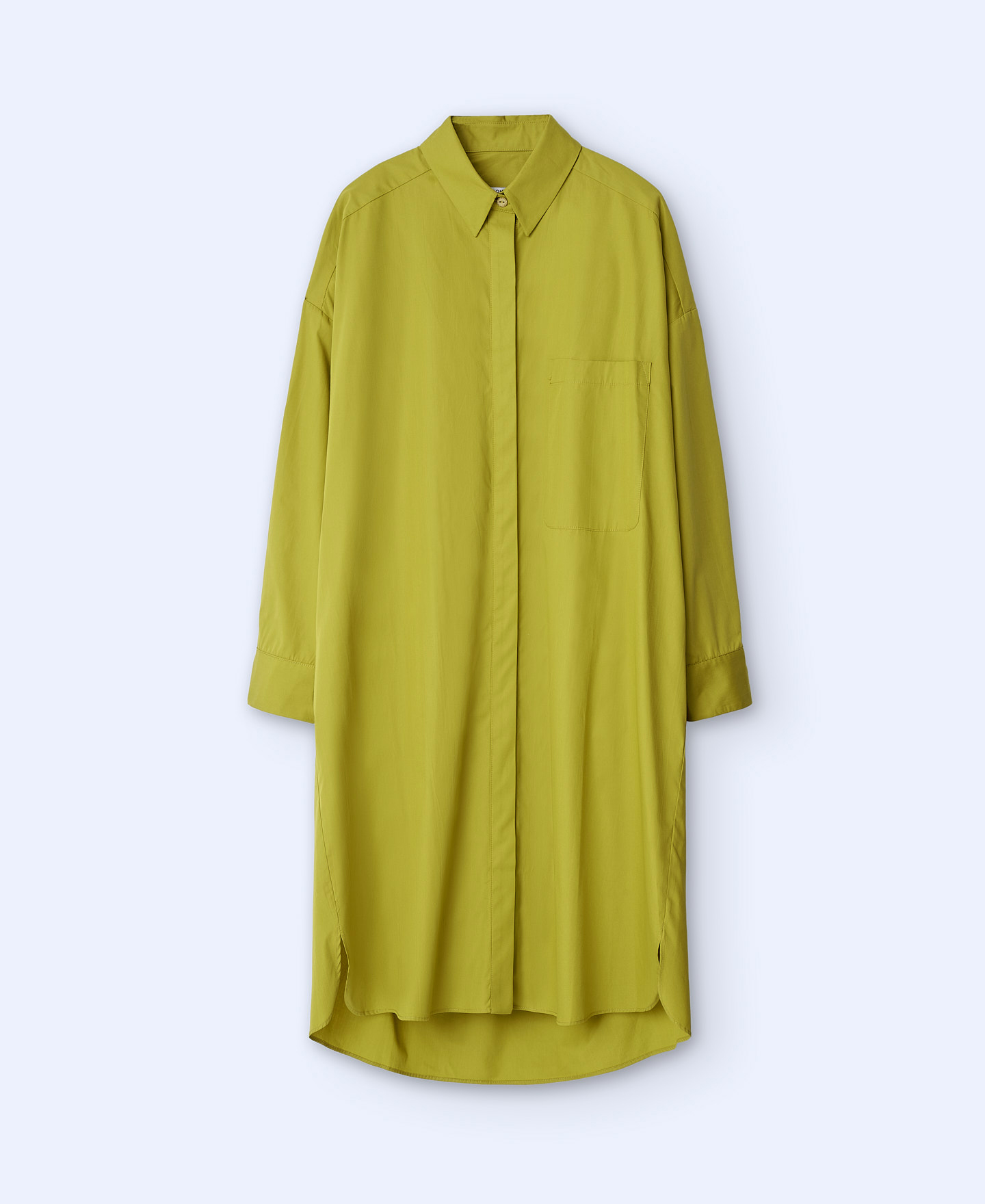 Cotton shirt dress image number 4