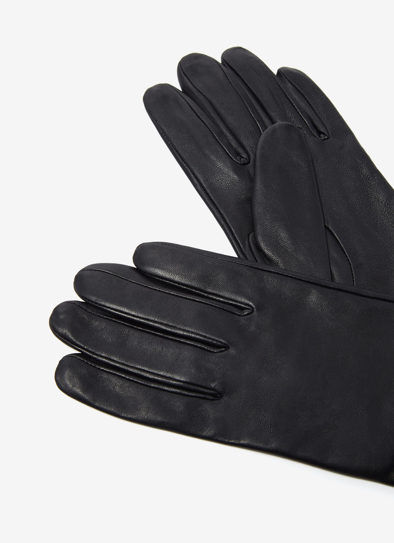 Guantes cortos de piel image number 1