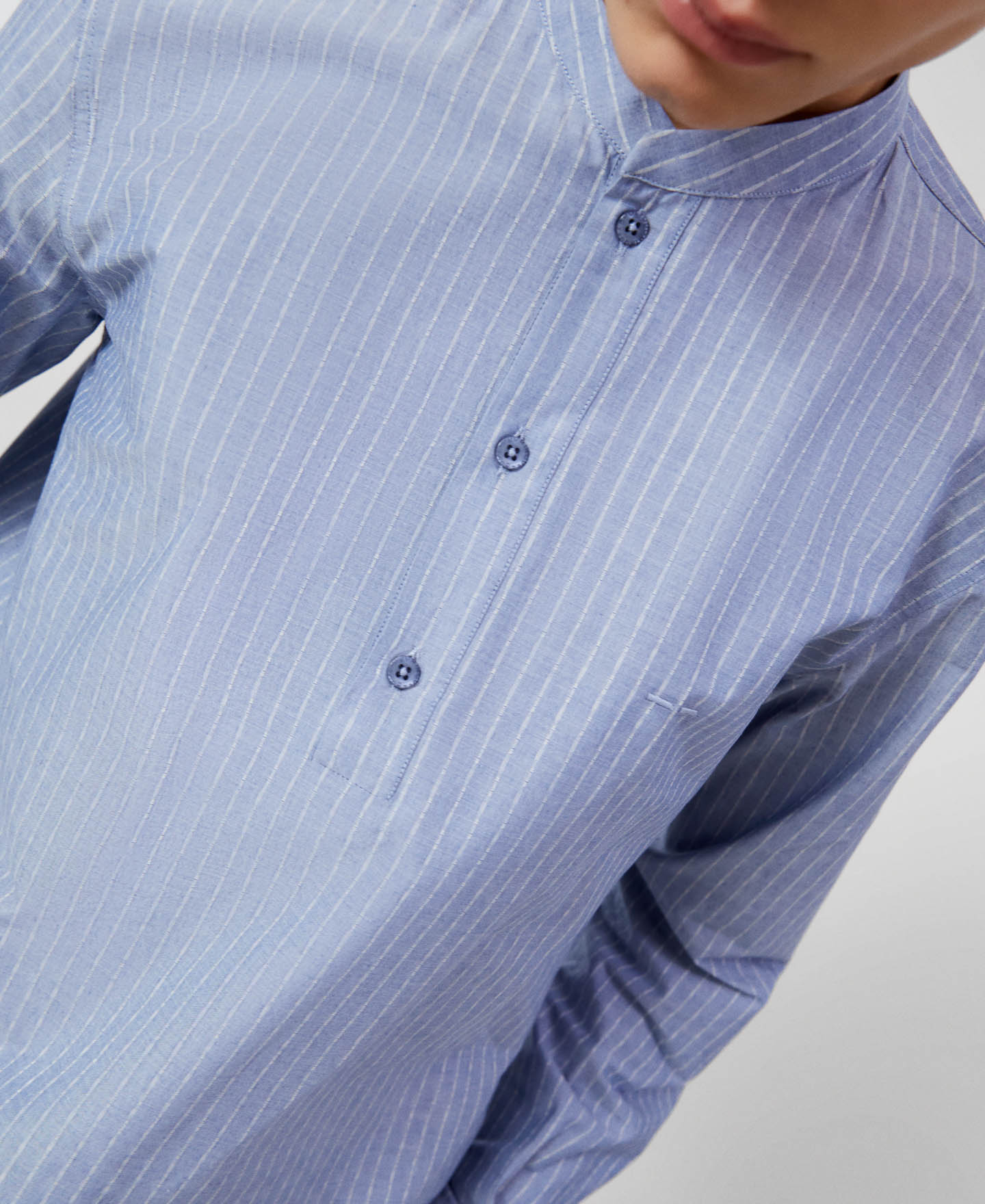 Camisa colarinho mandarim image number 3