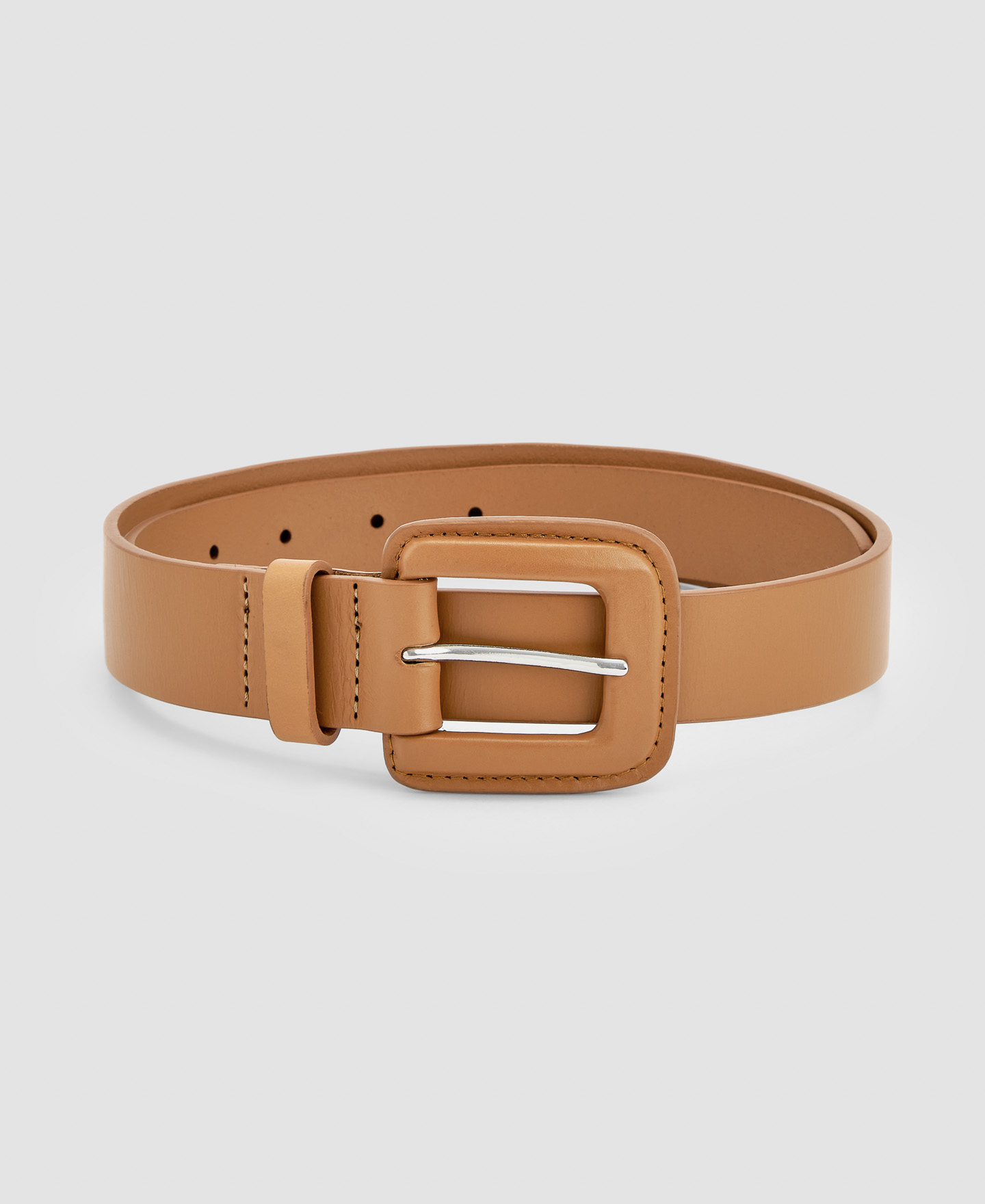 Vachetta leather belt image number 0