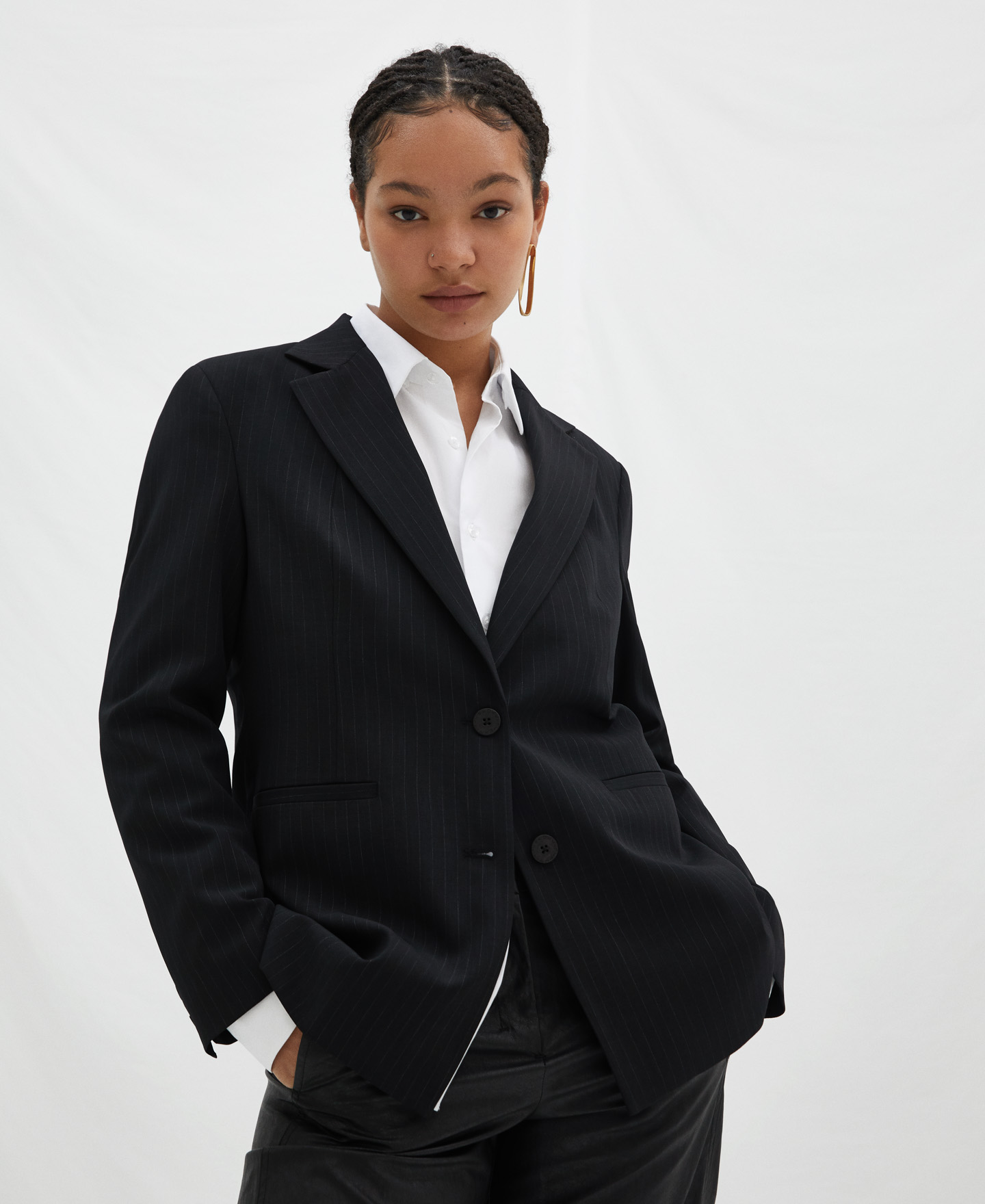 Pinstrape blazer image number 0