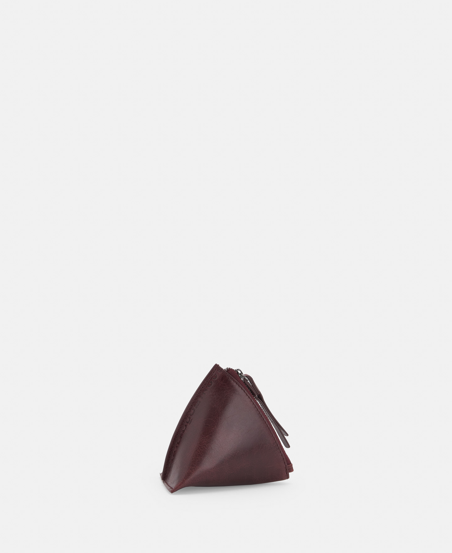 Triangular leather wallet image number 0