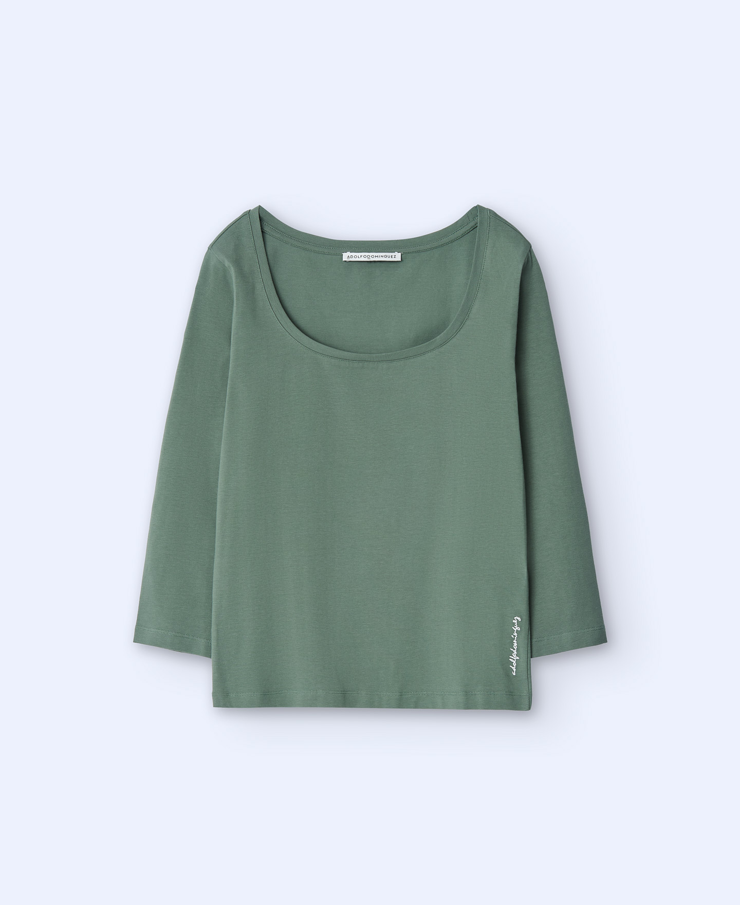 Long sleeve fluid T-shirt image number 4
